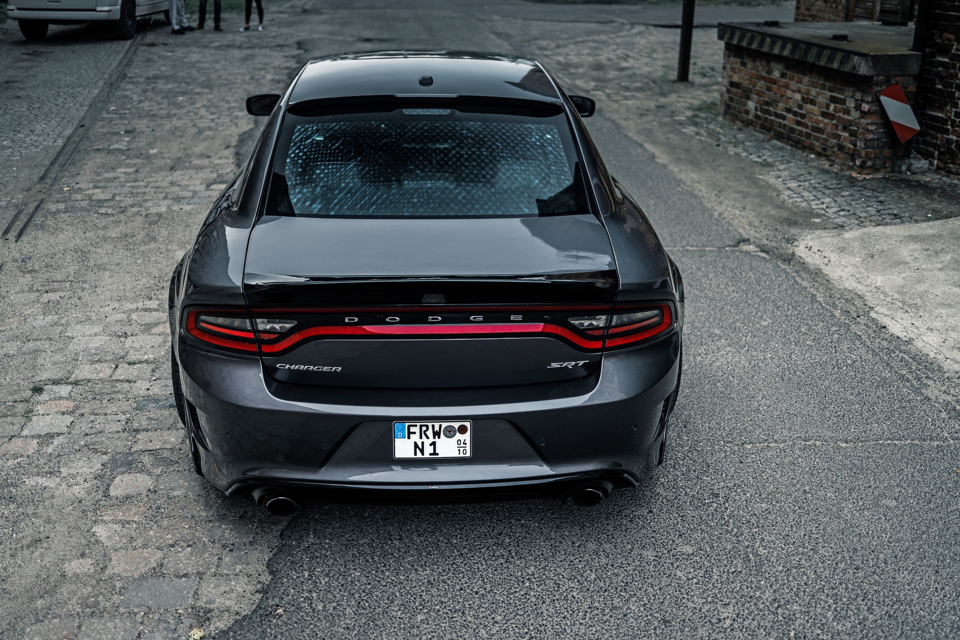 This Tuned Dodge Charger Hellcat Is Wider Than A Lamborghini Aventador