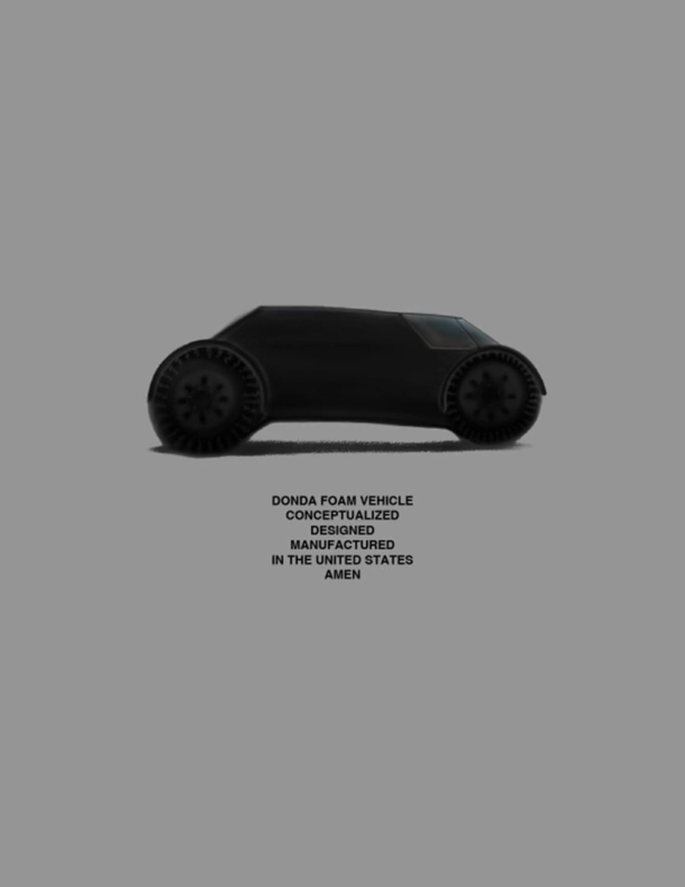 Kanye West Teases Donda Foam Concept Car That Seems To Be Full Of Hot Air