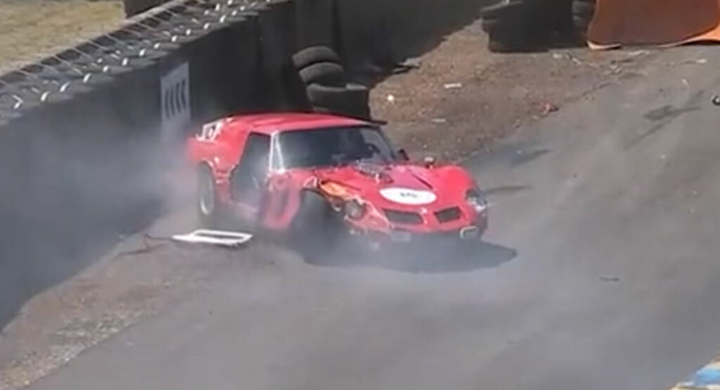  The One-Off $30 Million Ferrari 250 SWB Breadvan Was Crashed At Le Mans