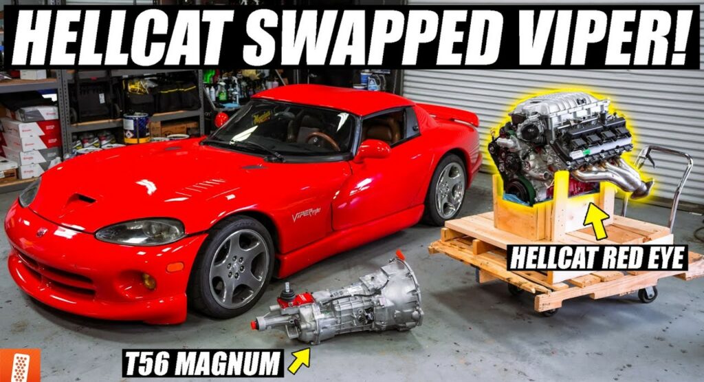  These Guys Are Dropping A Hellcat Redeye Engine Into A Dodge Viper