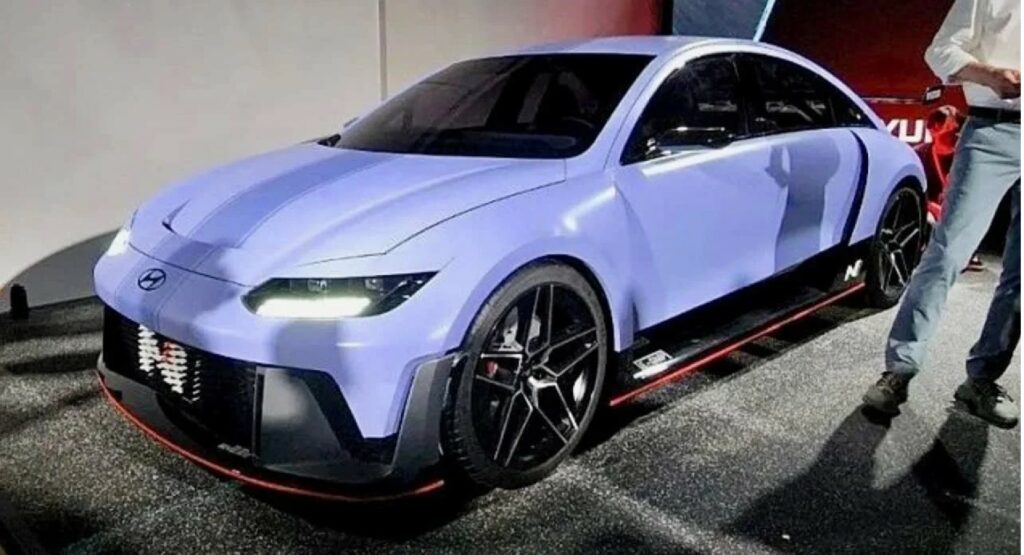 New Photos Allegedly Show RM22 Racecar Concept Based On Hyundai Ioniq 6