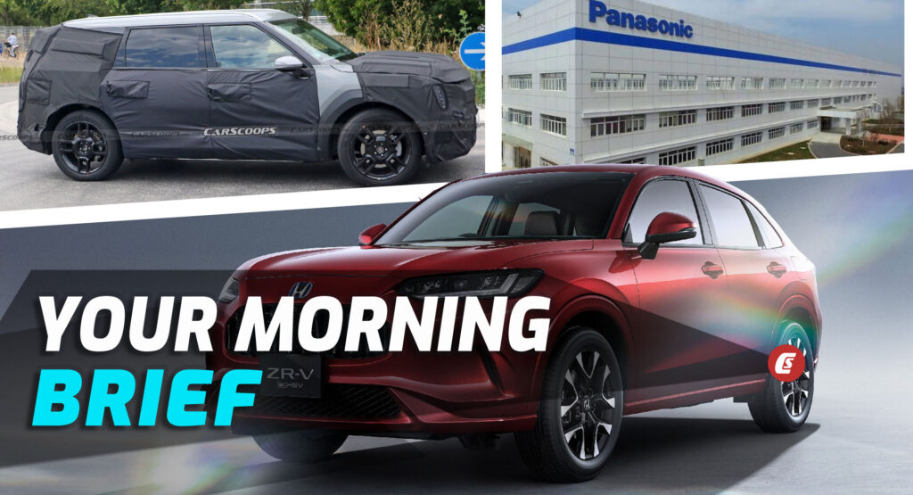  2023 Honda ZR-V, 2024 Kia EV9 Spied, And Panasonic EV Batteries In Kansas: Your Morning Brief