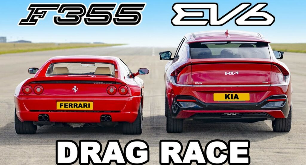  Watch The Kia EV6 GT-Line Prove Itself Against A Ferrari F355