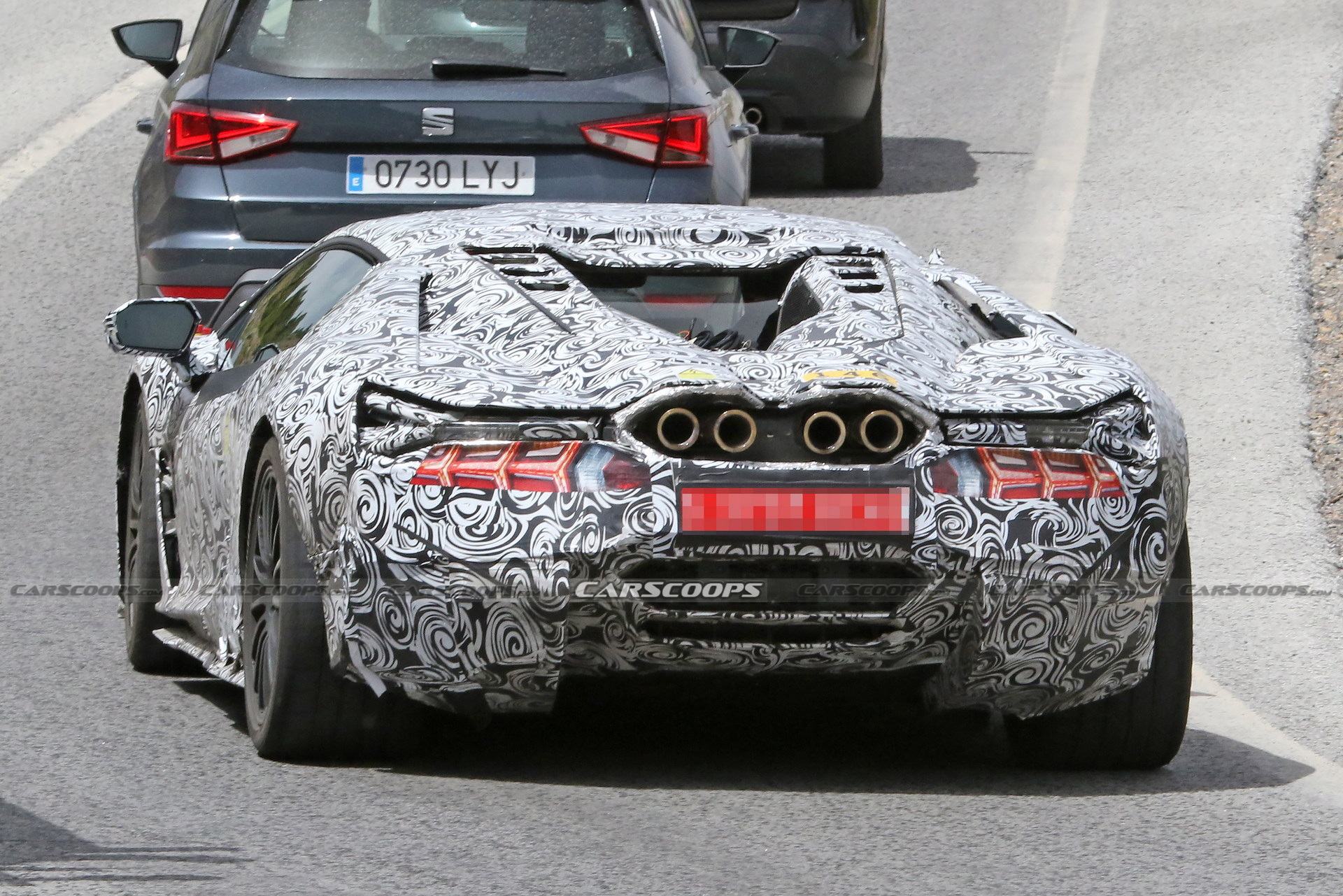 Get A Closer Look To The Lamborghini Aventador’s Electrified Successor