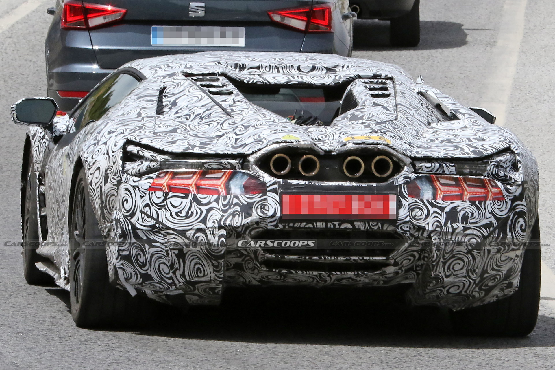 Get A Closer Look To The Lamborghini Aventador’s Electrified Successor