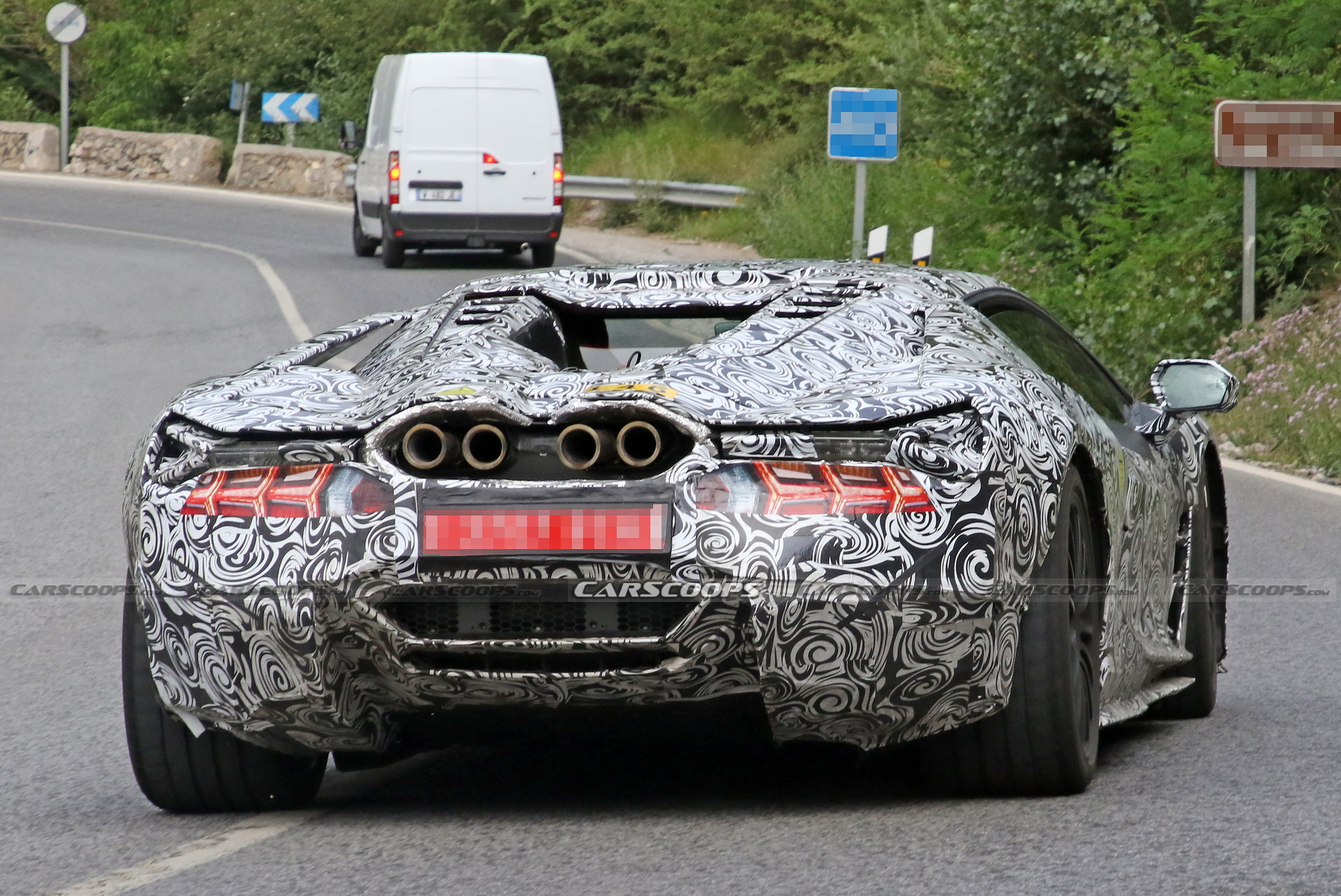 Get A Closer Look To The Lamborghini Aventador’s Electrified Successor