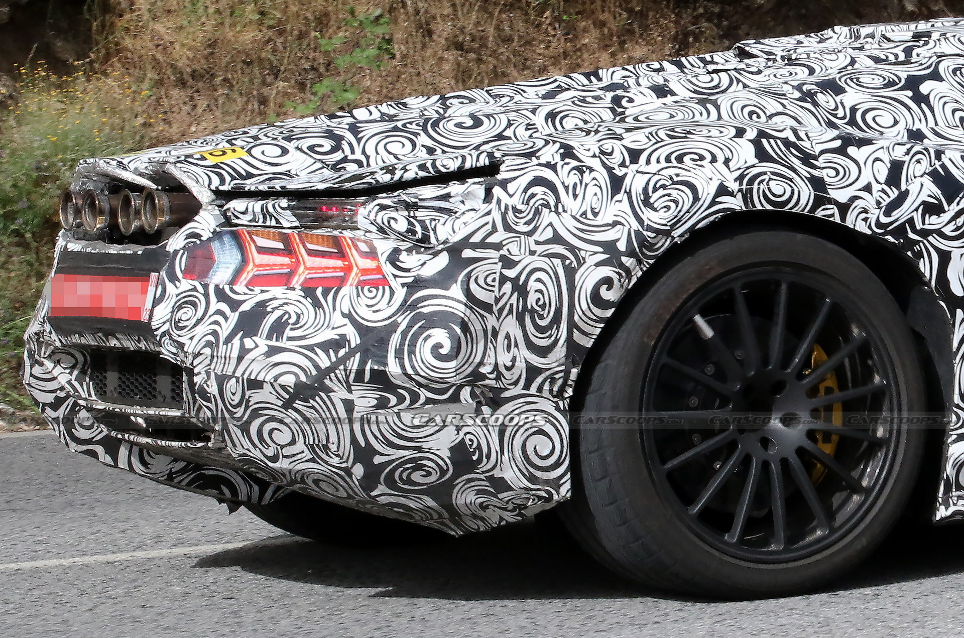 Get A Closer Look To The Lamborghini Aventador’s Electrified Successor