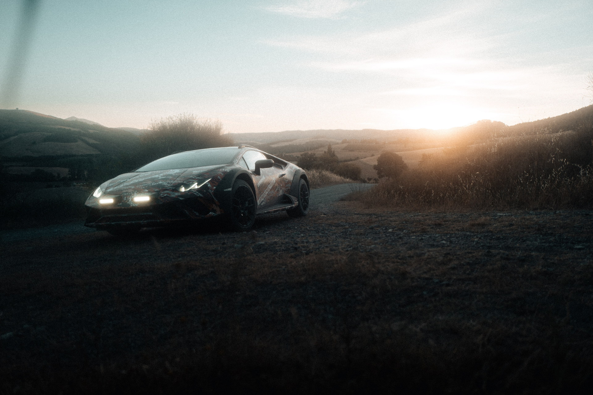 Lamborghini Huracan Sterrato First Offical Teaser Takes Us Beyond The Concrete