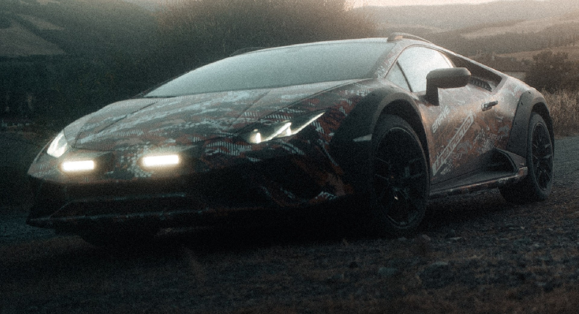 Lamborghini Huracan Sterrato First Offical Teaser Takes Us Beyond The Concrete