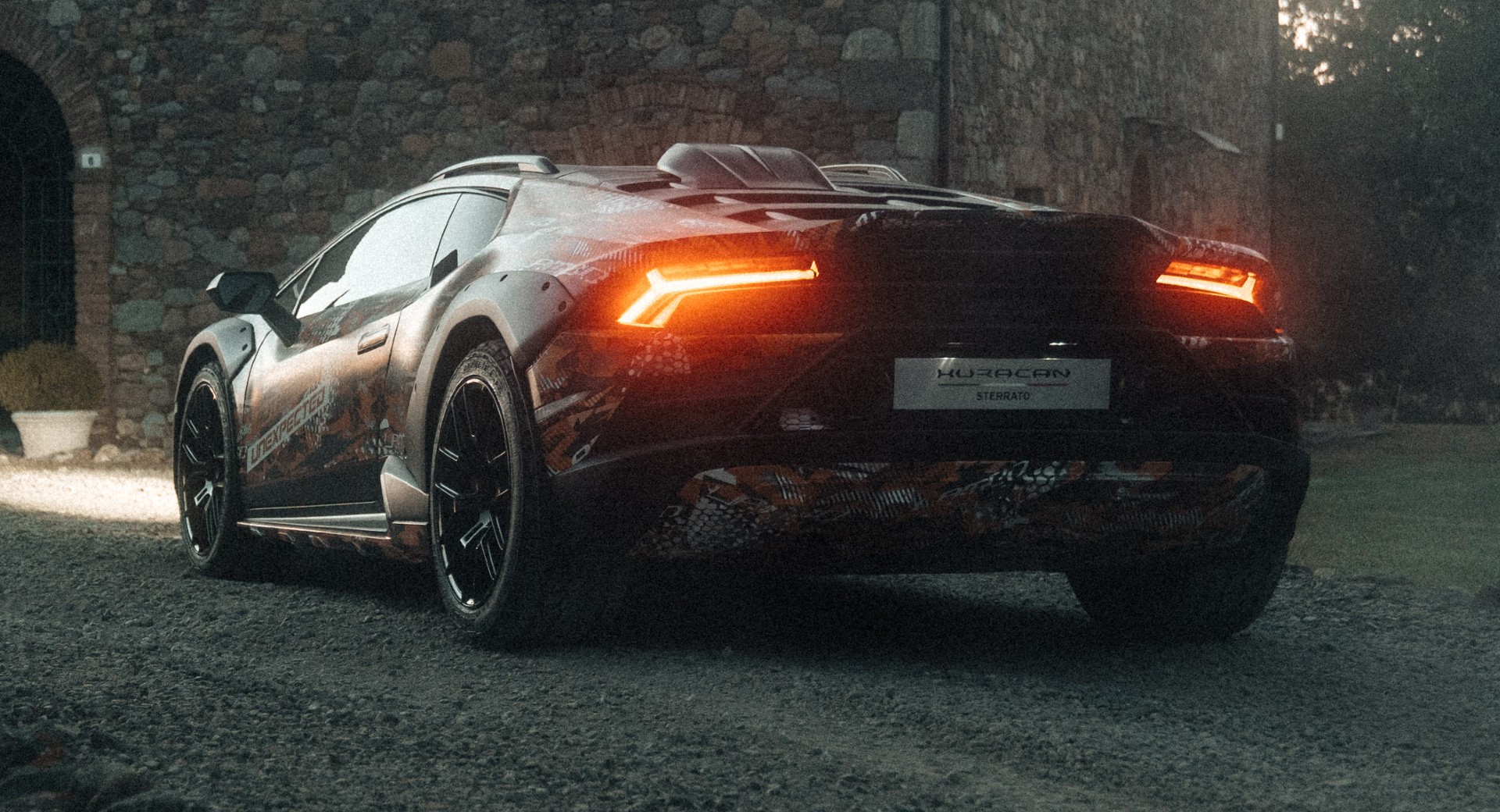 Lamborghini Huracan Sterrato First Offical Teaser Takes Us Beyond The Concrete