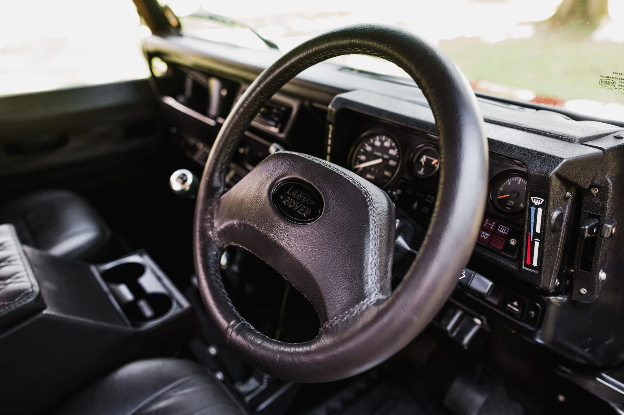 This Red 1996 Land Rover Defender Is Ready For The Toughest Of Adventures