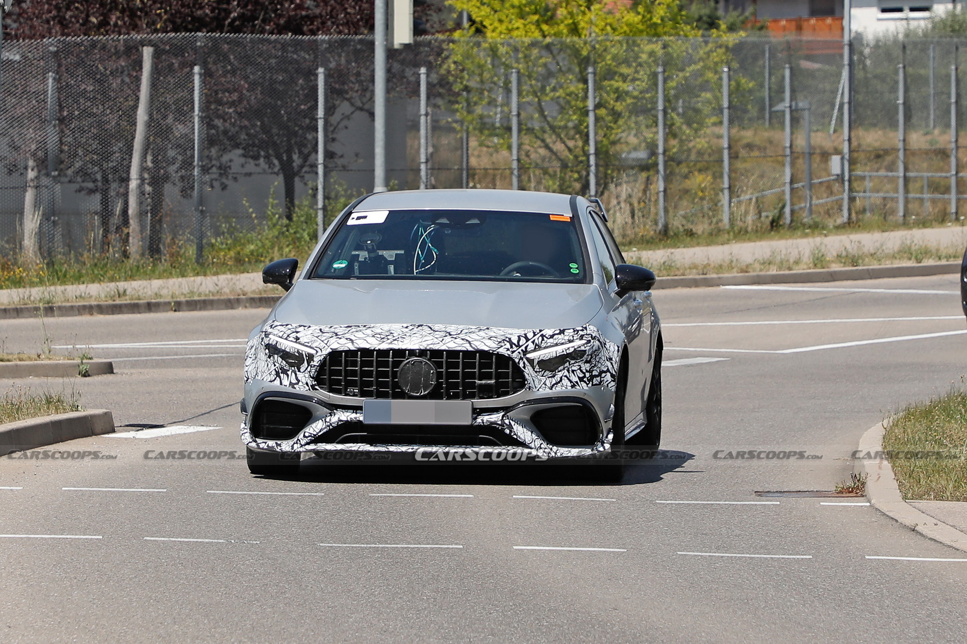 2023 Mercedes-AMG A45 Spotted With Updated Headlights And Taillights
