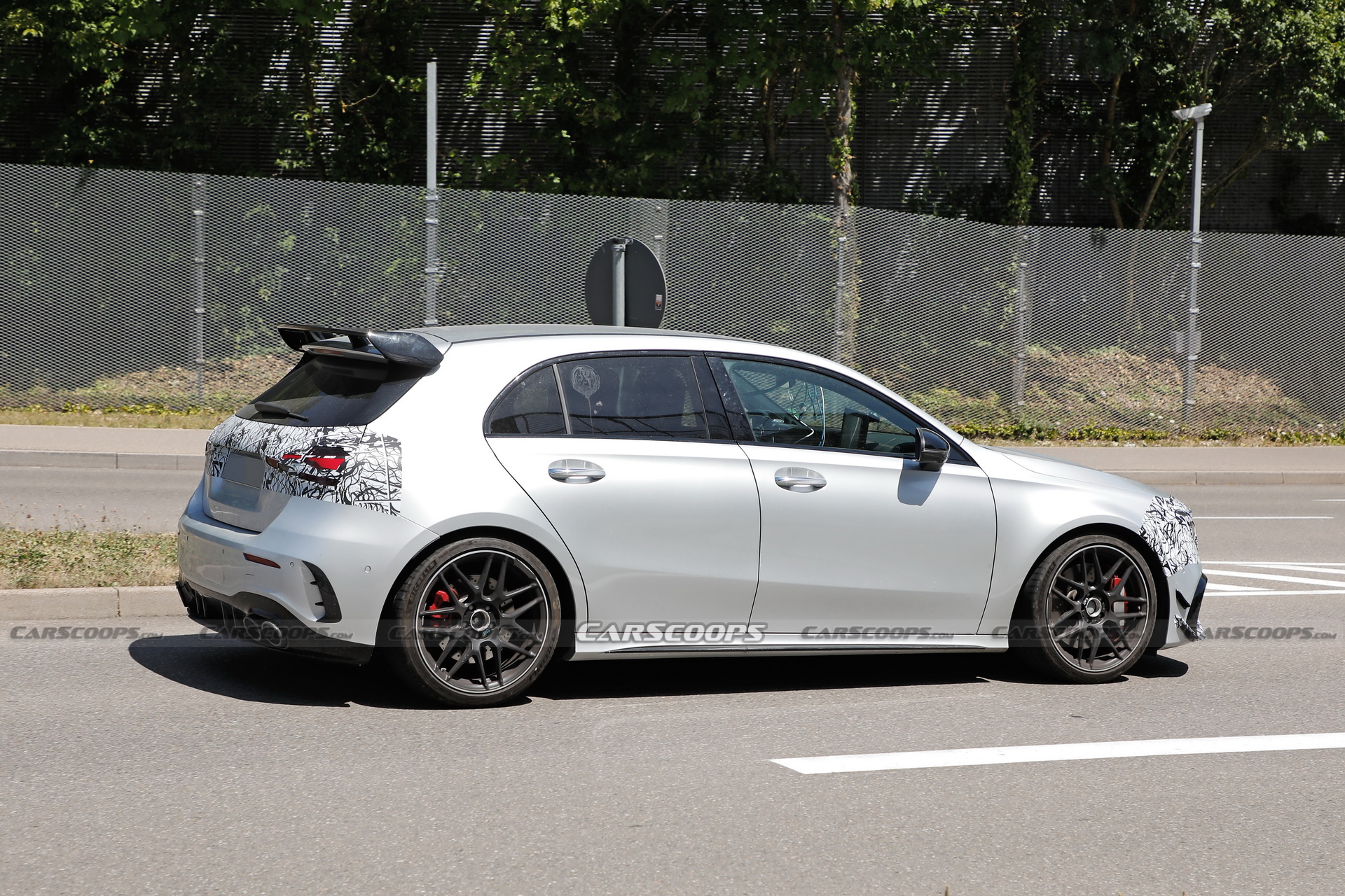 2023 Mercedes-AMG A45 Spotted With Updated Headlights And Taillights