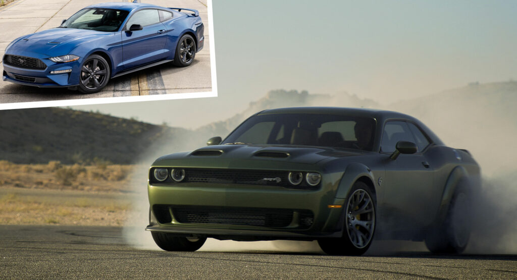  The Dodge Challenger And Ford Mustang Are Neck And Neck As Only 562 Sales Separate The Two