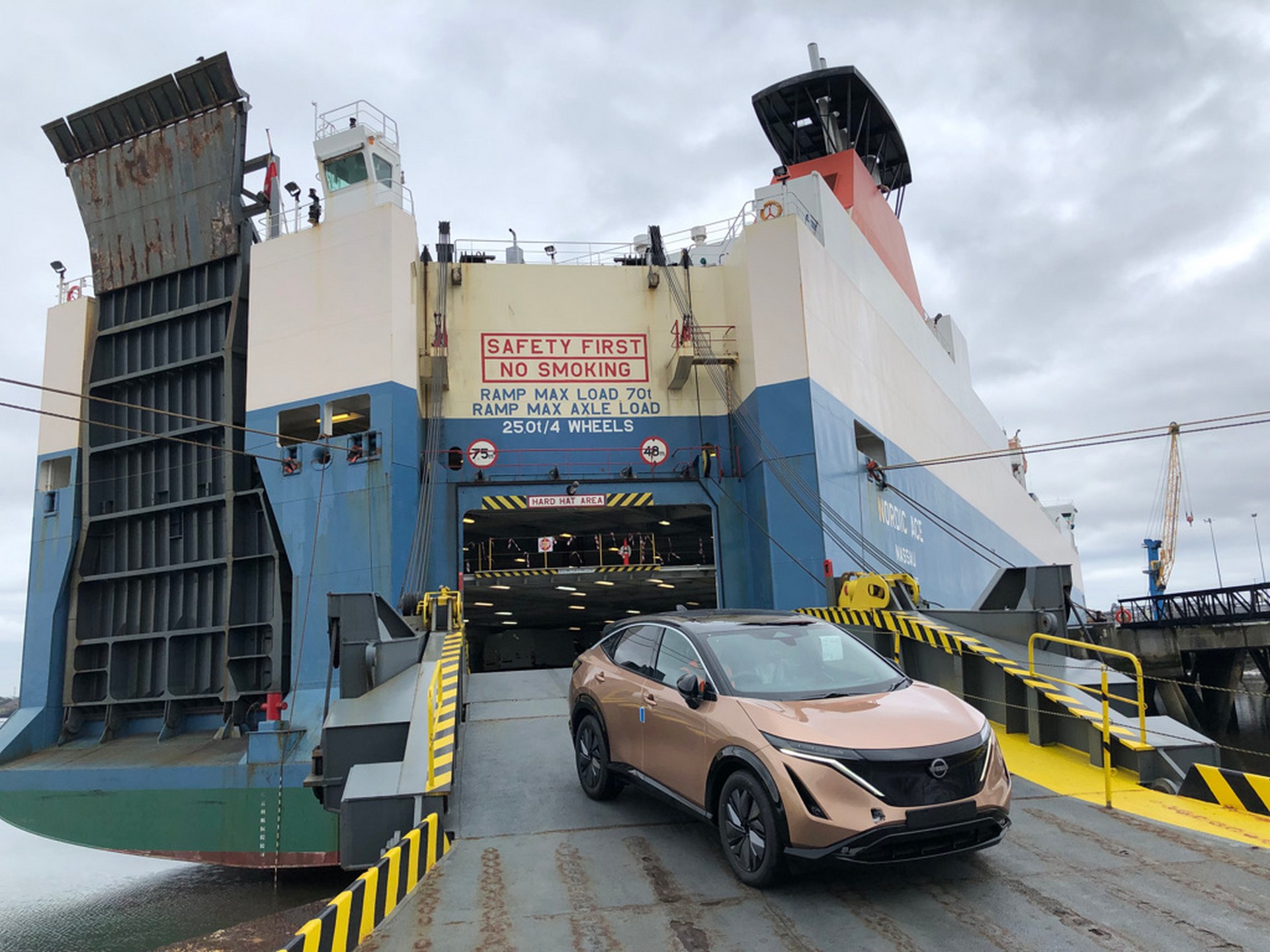 All-Electric Nissan Ariya Lands On British Soil Before Customer Deliveries Begin