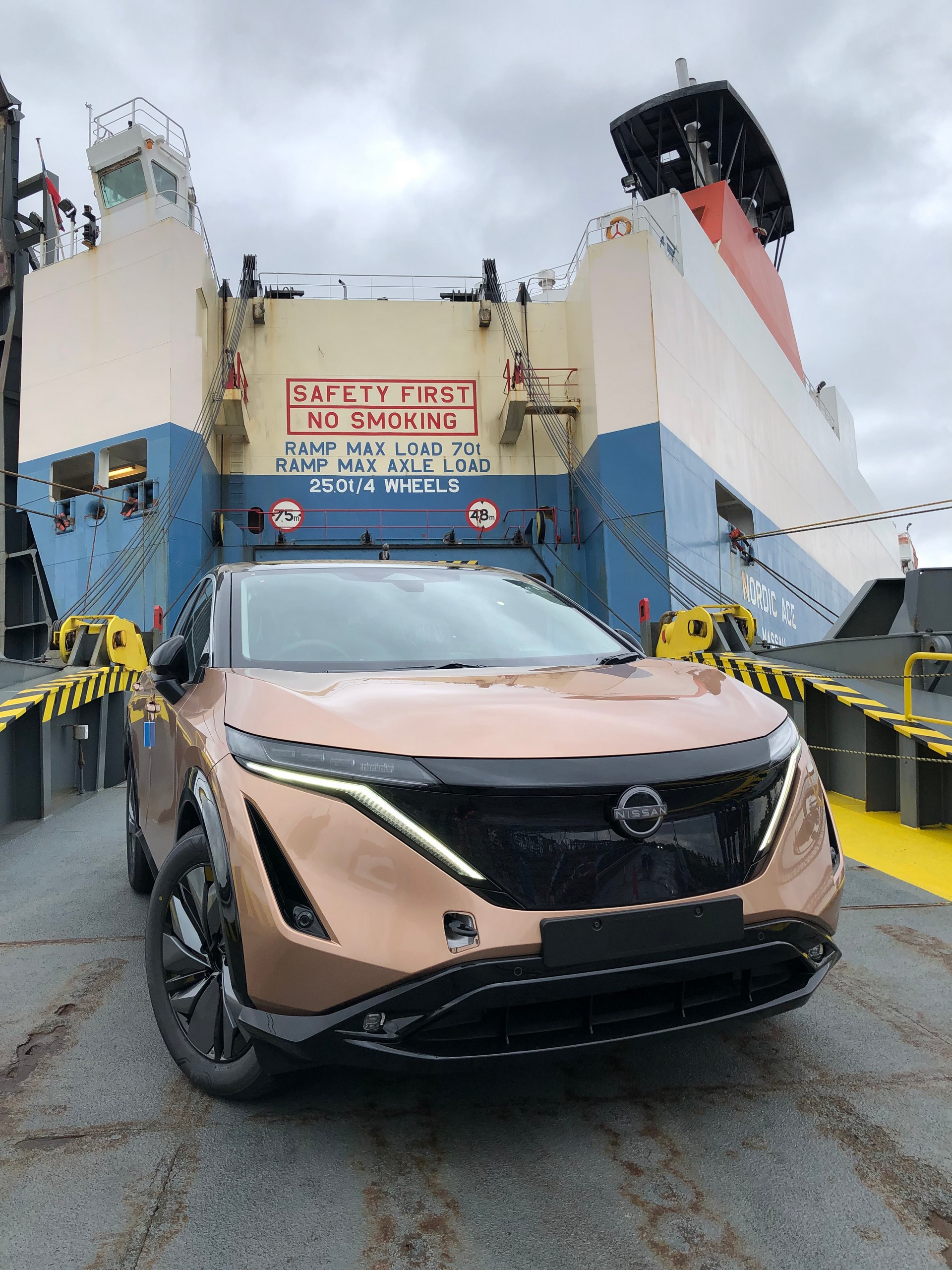 All-Electric Nissan Ariya Lands On British Soil Before Customer Deliveries Begin