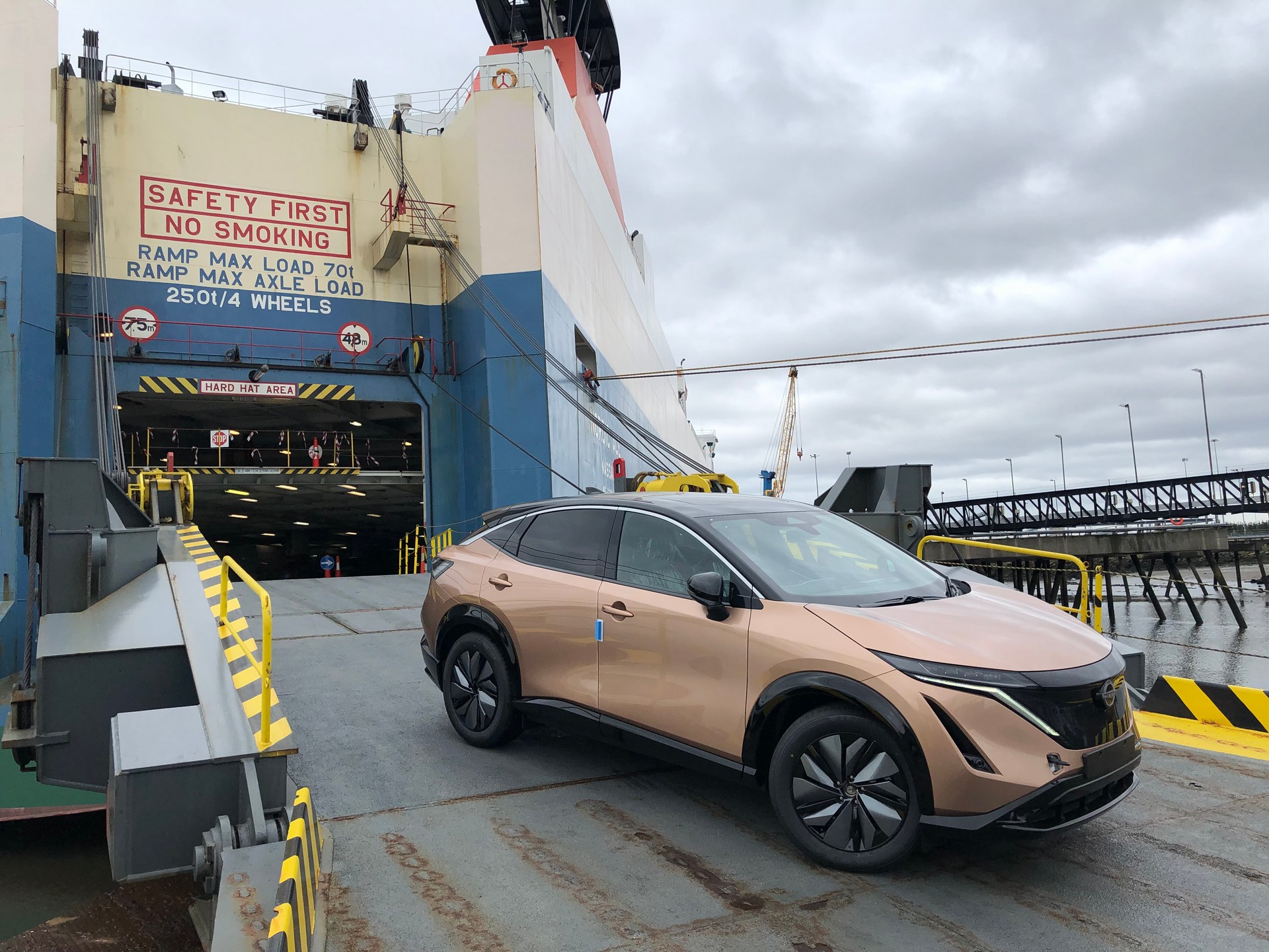 All-Electric Nissan Ariya Lands On British Soil Before Customer Deliveries Begin