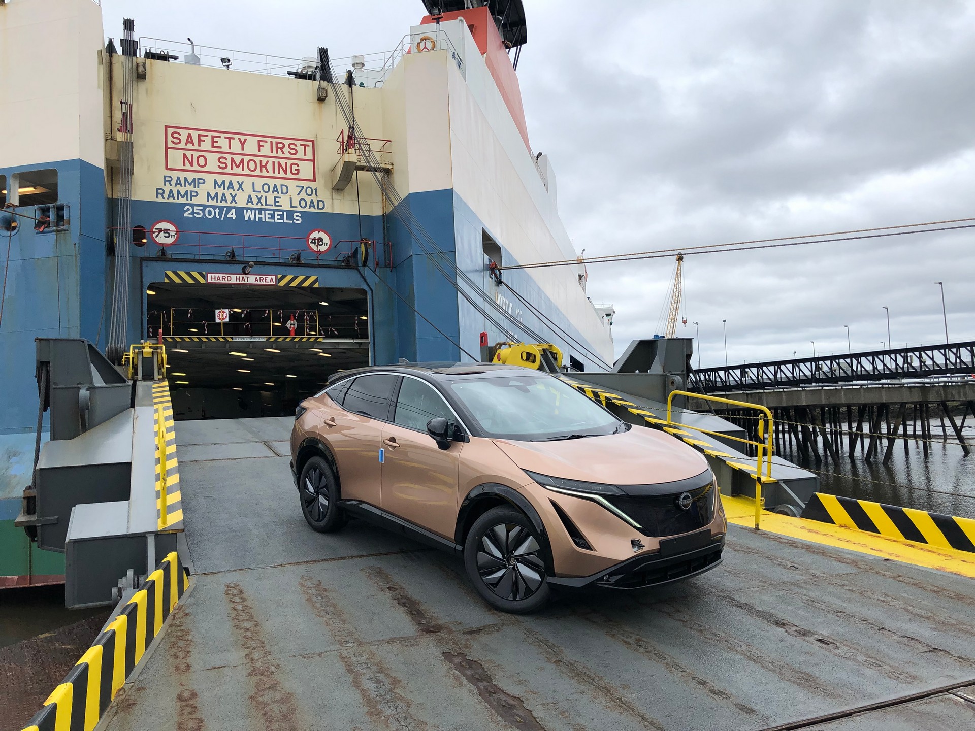 All-Electric Nissan Ariya Lands On British Soil Before Customer Deliveries Begin