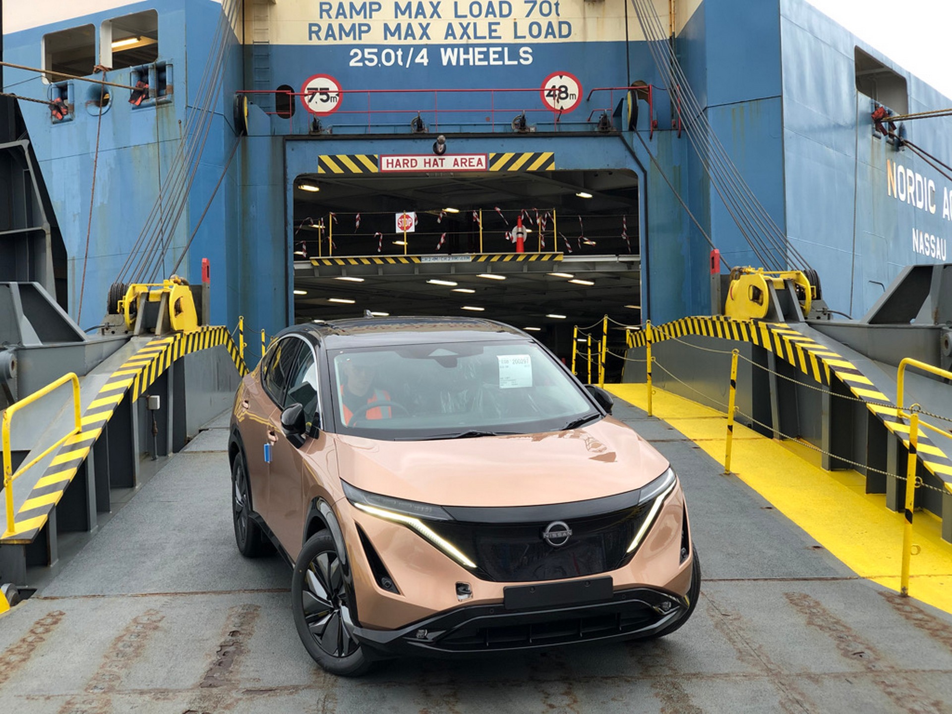 All-Electric Nissan Ariya Lands On British Soil Before Customer Deliveries Begin