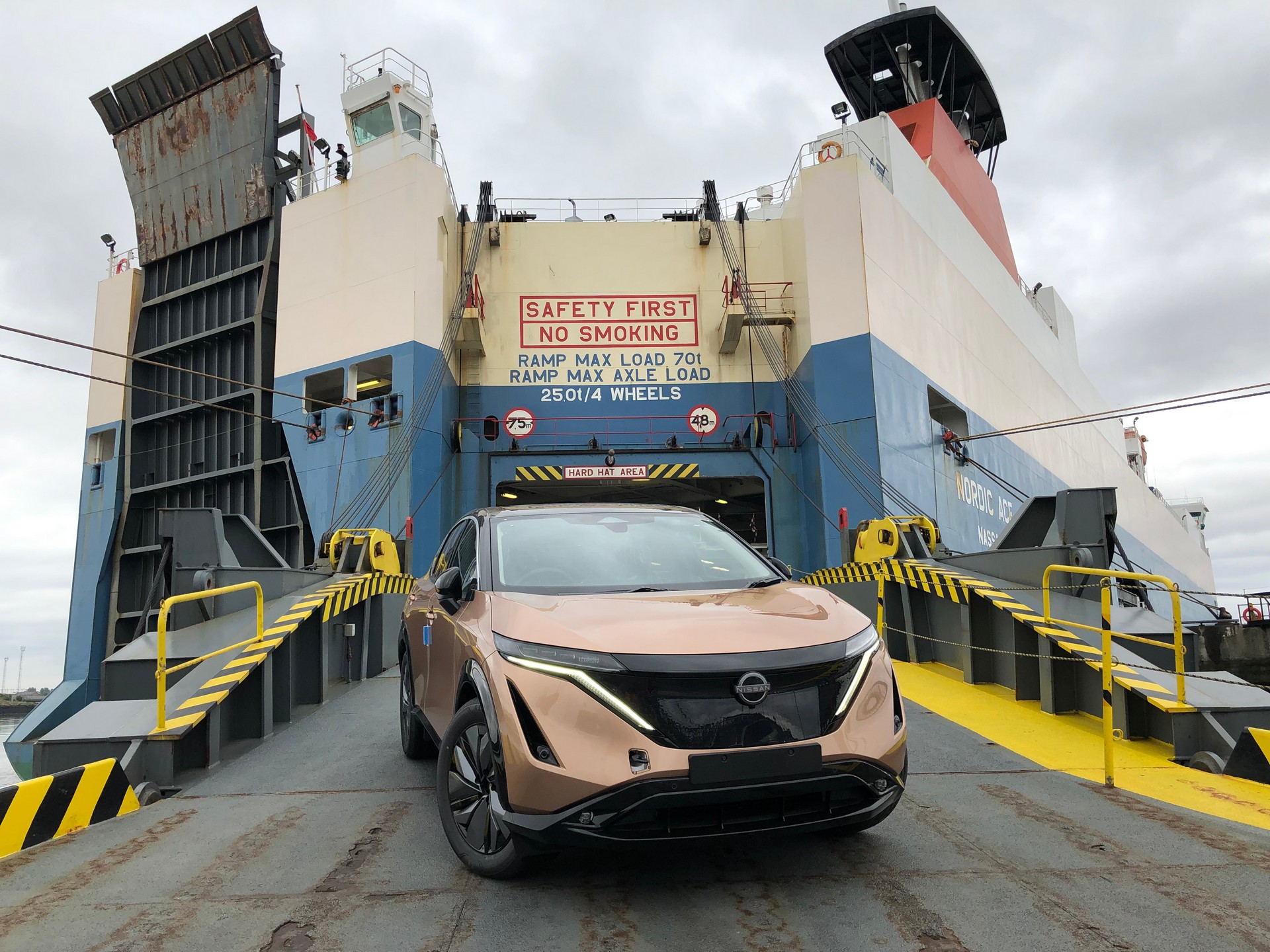 All-Electric Nissan Ariya Lands On British Soil Before Customer Deliveries Begin