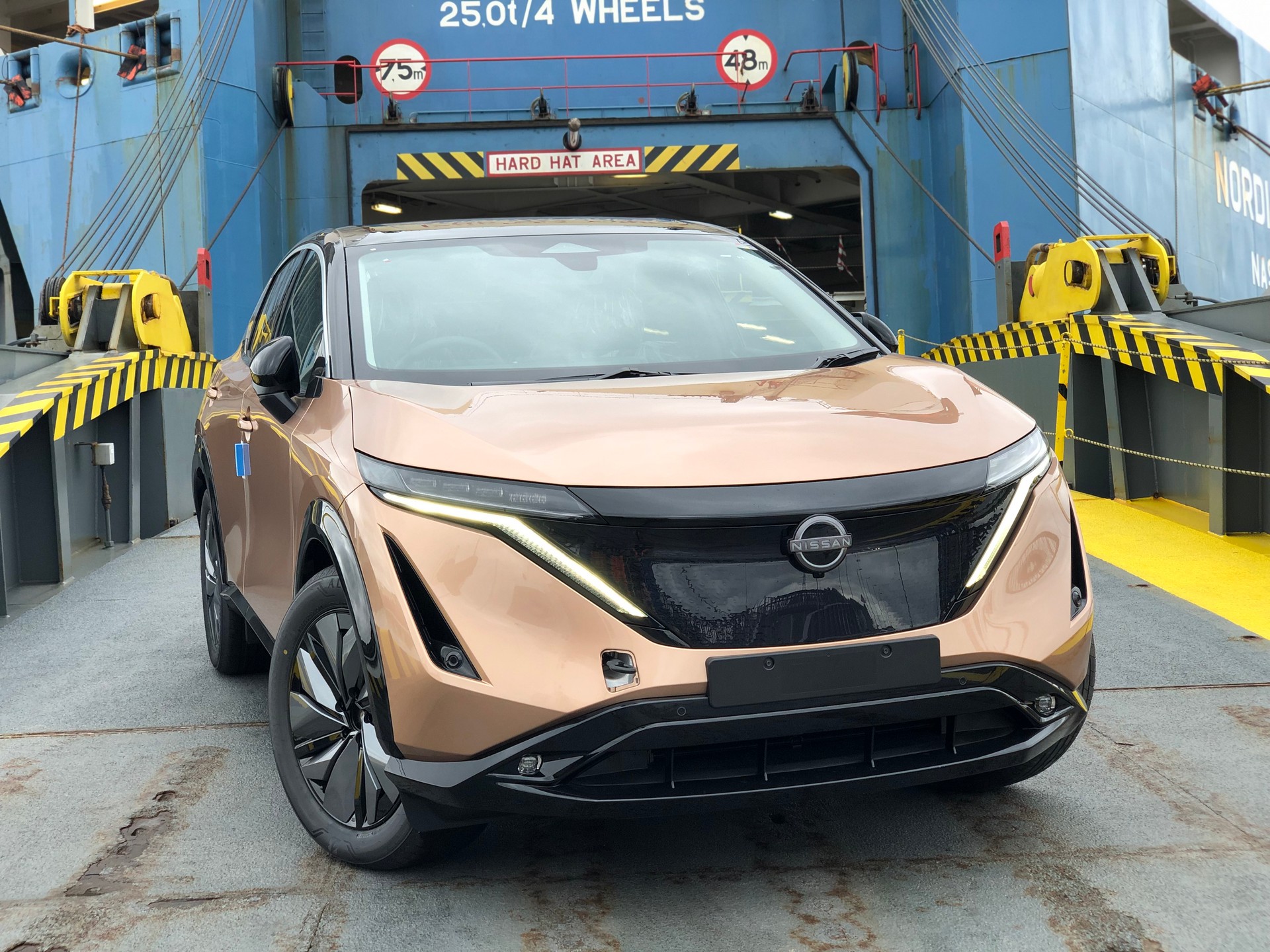 All-Electric Nissan Ariya Lands On British Soil Before Customer Deliveries Begin