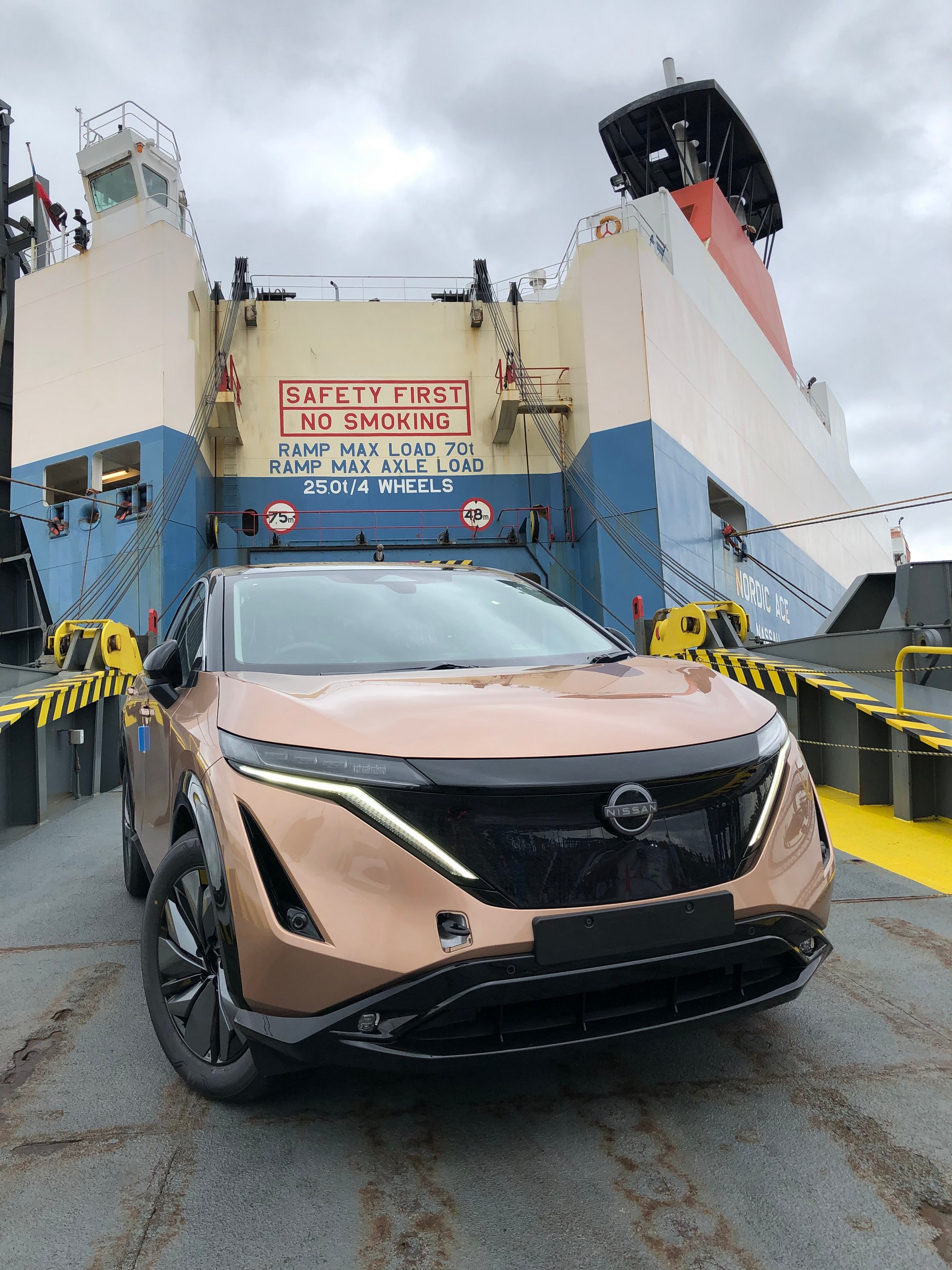 All-Electric Nissan Ariya Lands On British Soil Before Customer Deliveries Begin