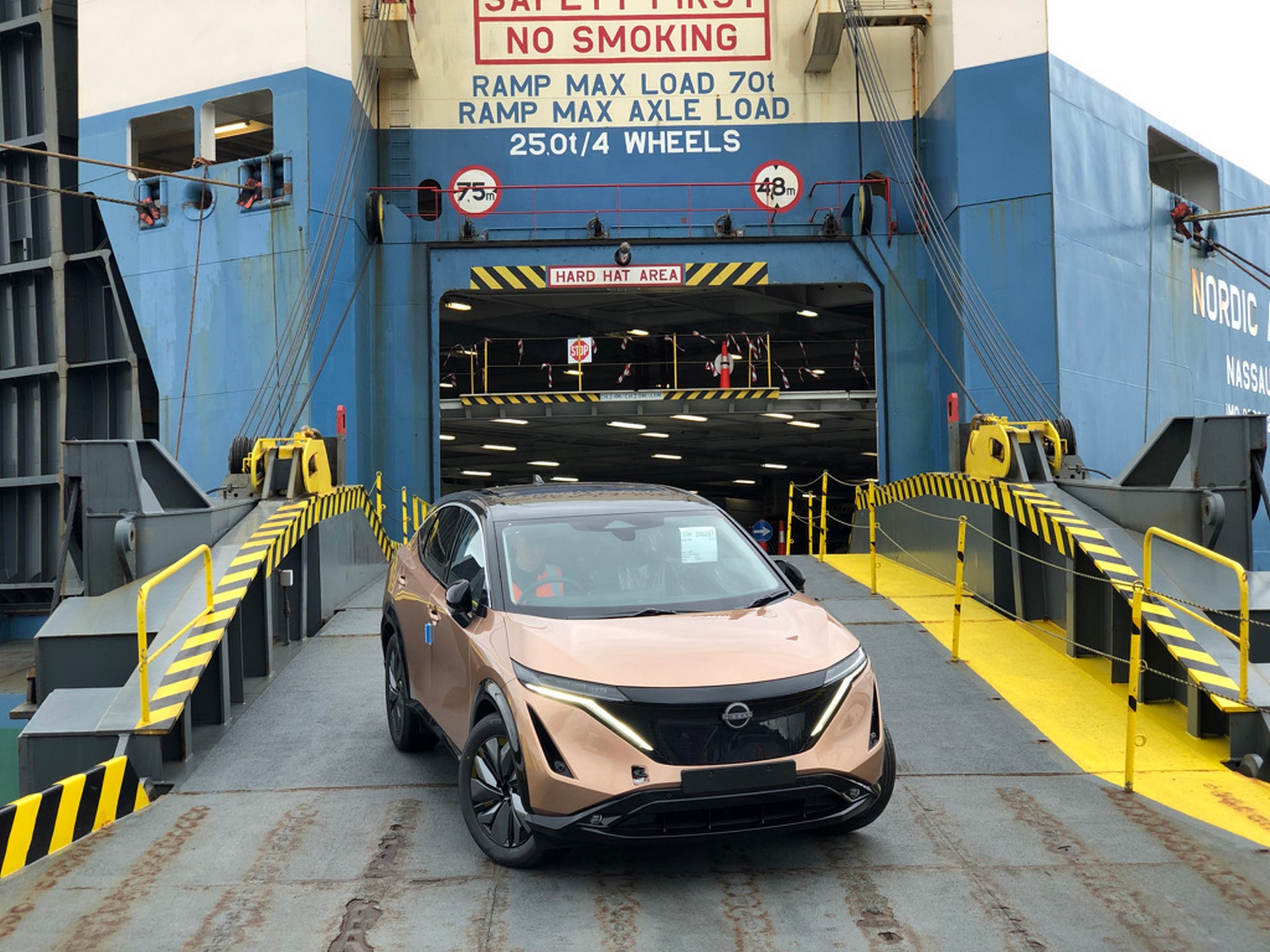 All-Electric Nissan Ariya Lands On British Soil Before Customer Deliveries Begin