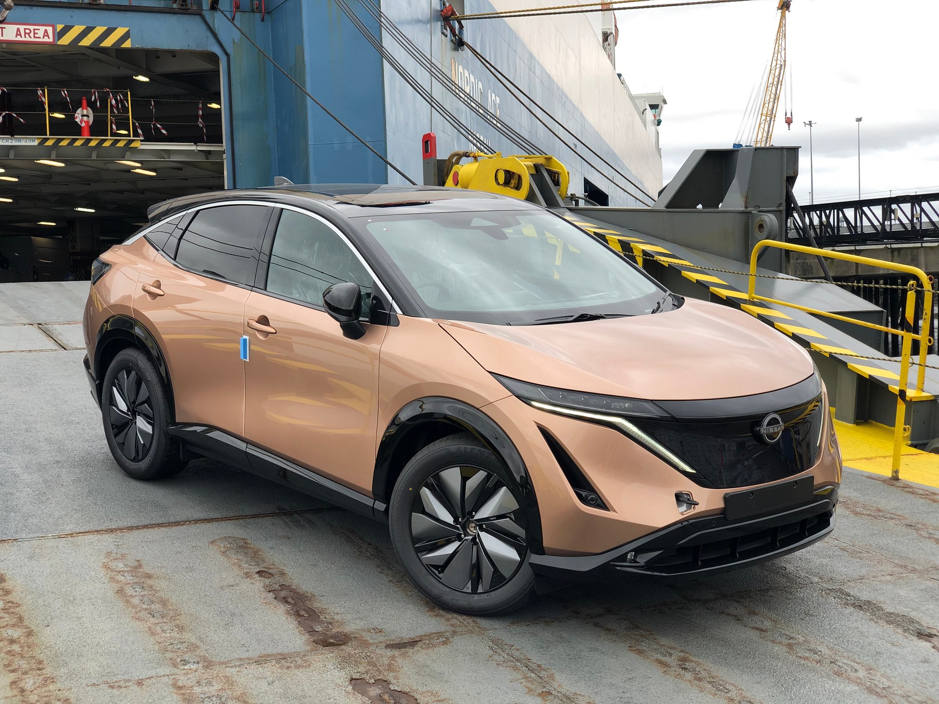 All-Electric Nissan Ariya Lands On British Soil Before Customer Deliveries Begin