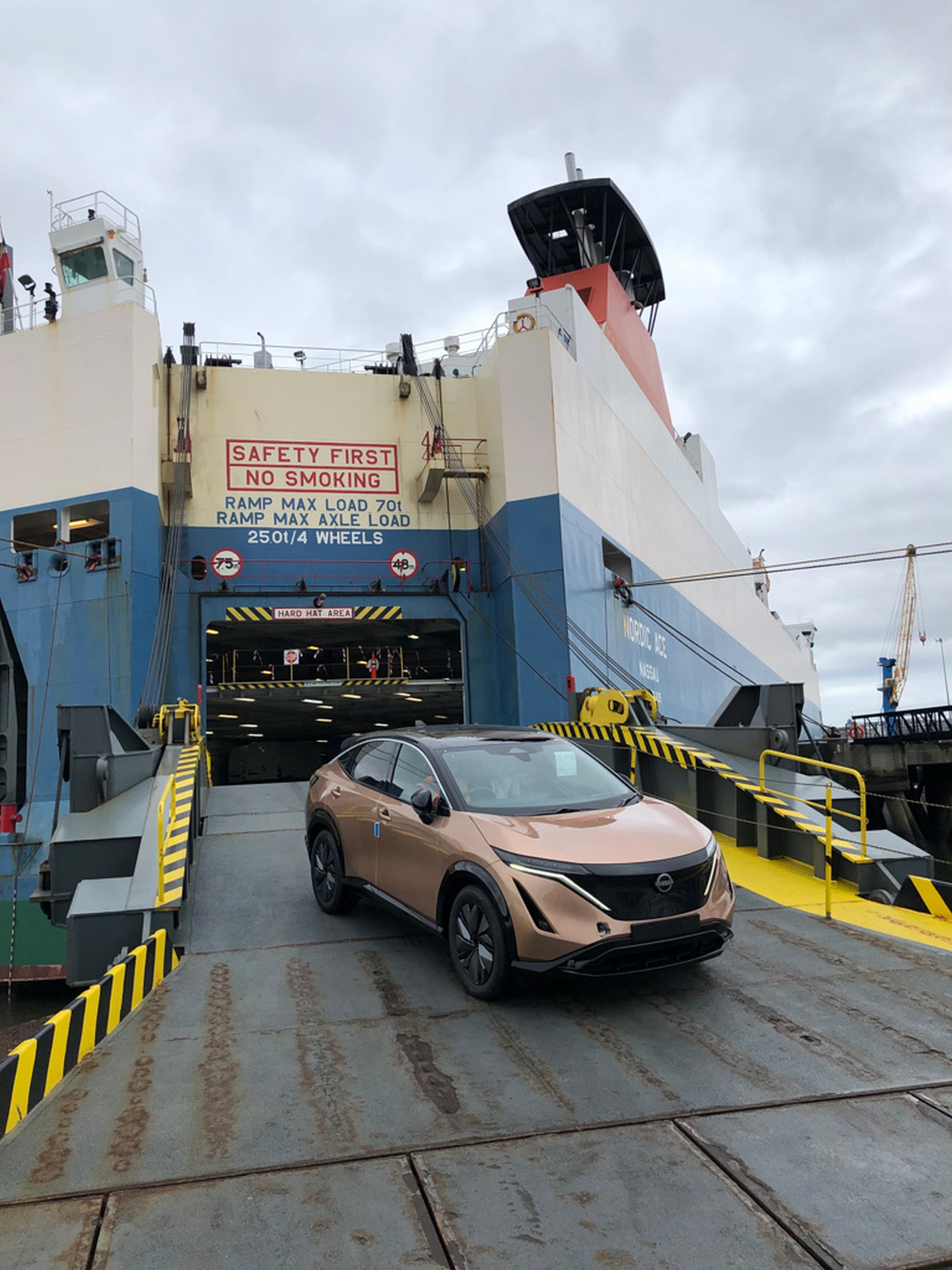 All-Electric Nissan Ariya Lands On British Soil Before Customer Deliveries Begin