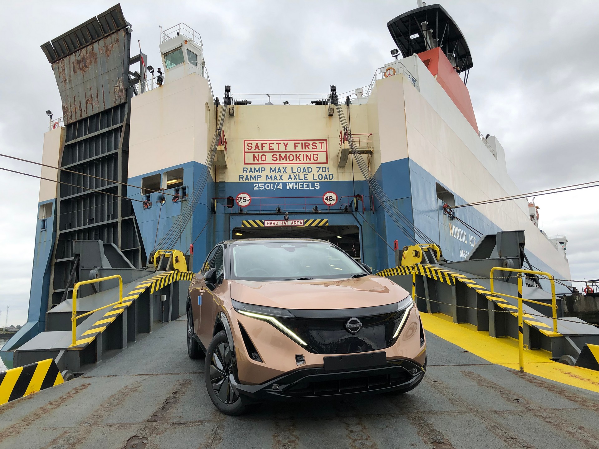 All-Electric Nissan Ariya Lands On British Soil Before Customer Deliveries Begin