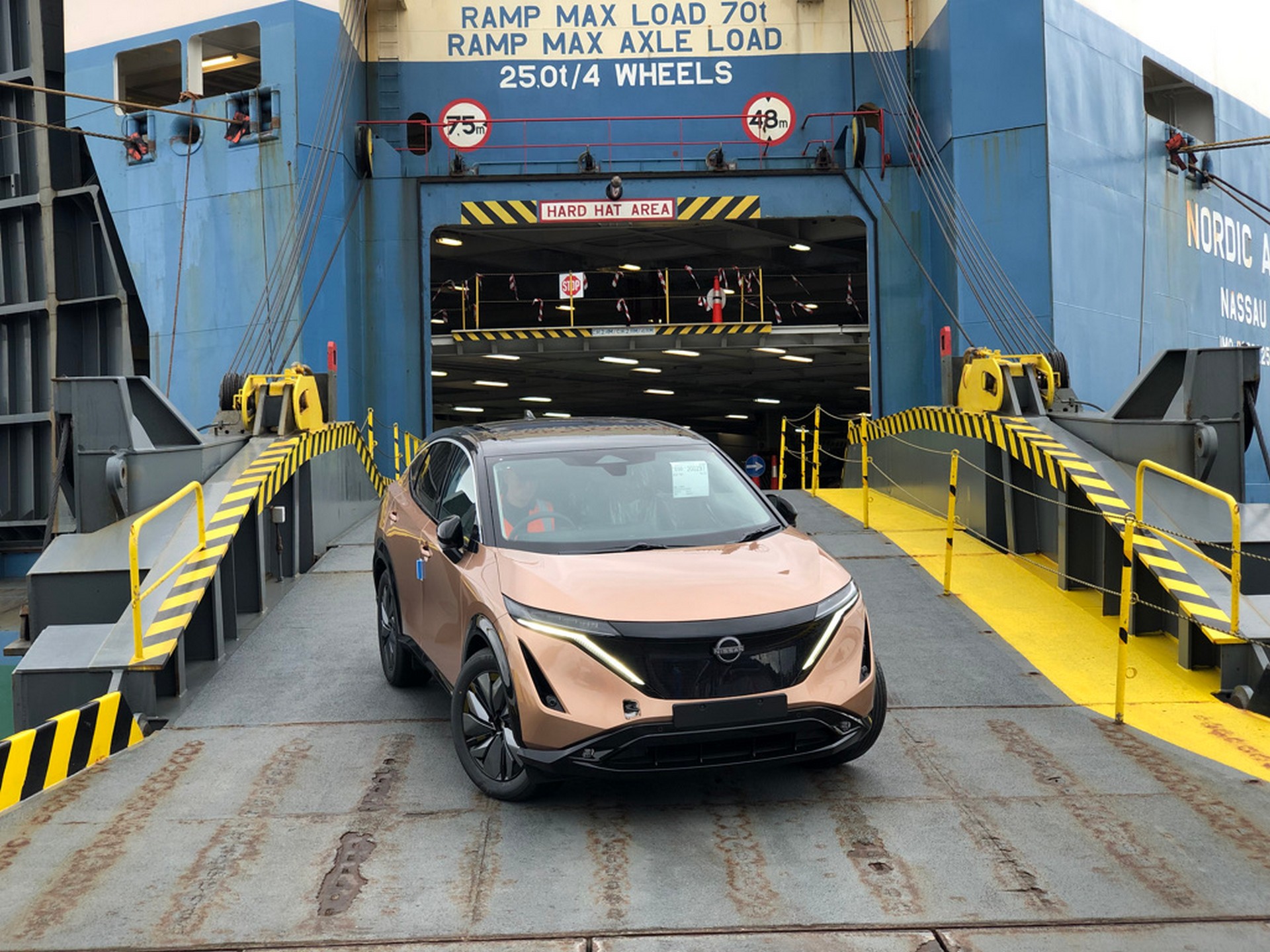 All-Electric Nissan Ariya Lands On British Soil Before Customer Deliveries Begin