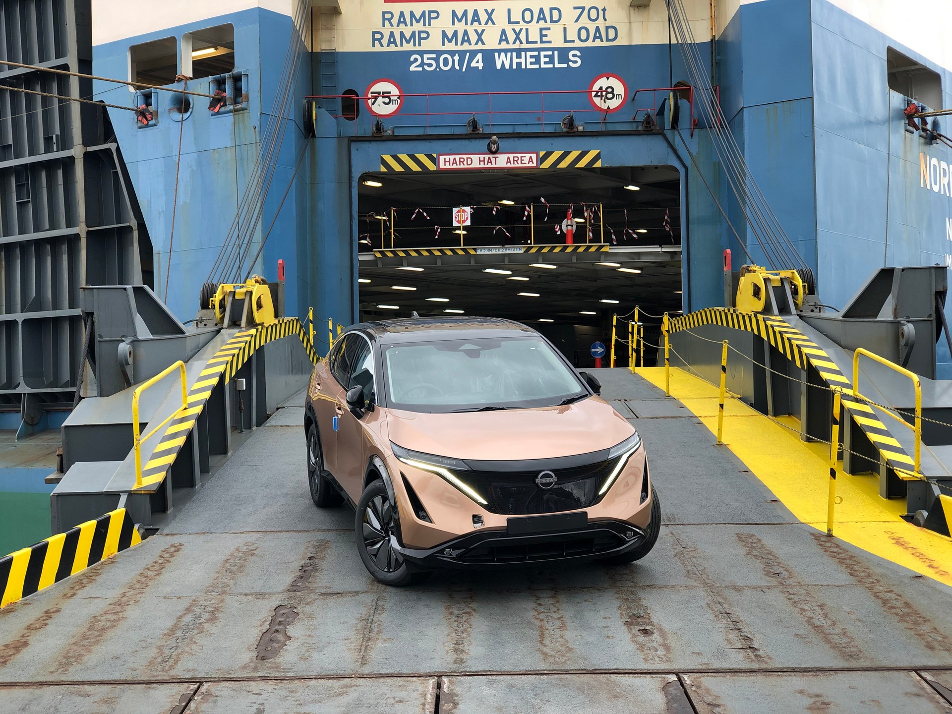 All-Electric Nissan Ariya Lands On British Soil Before Customer Deliveries Begin