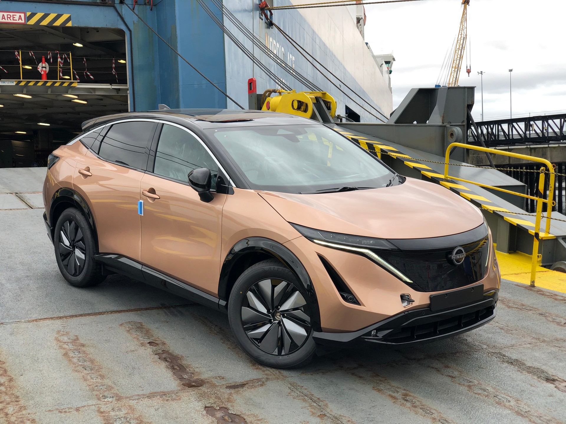 All-Electric Nissan Ariya Lands On British Soil Before Customer Deliveries Begin
