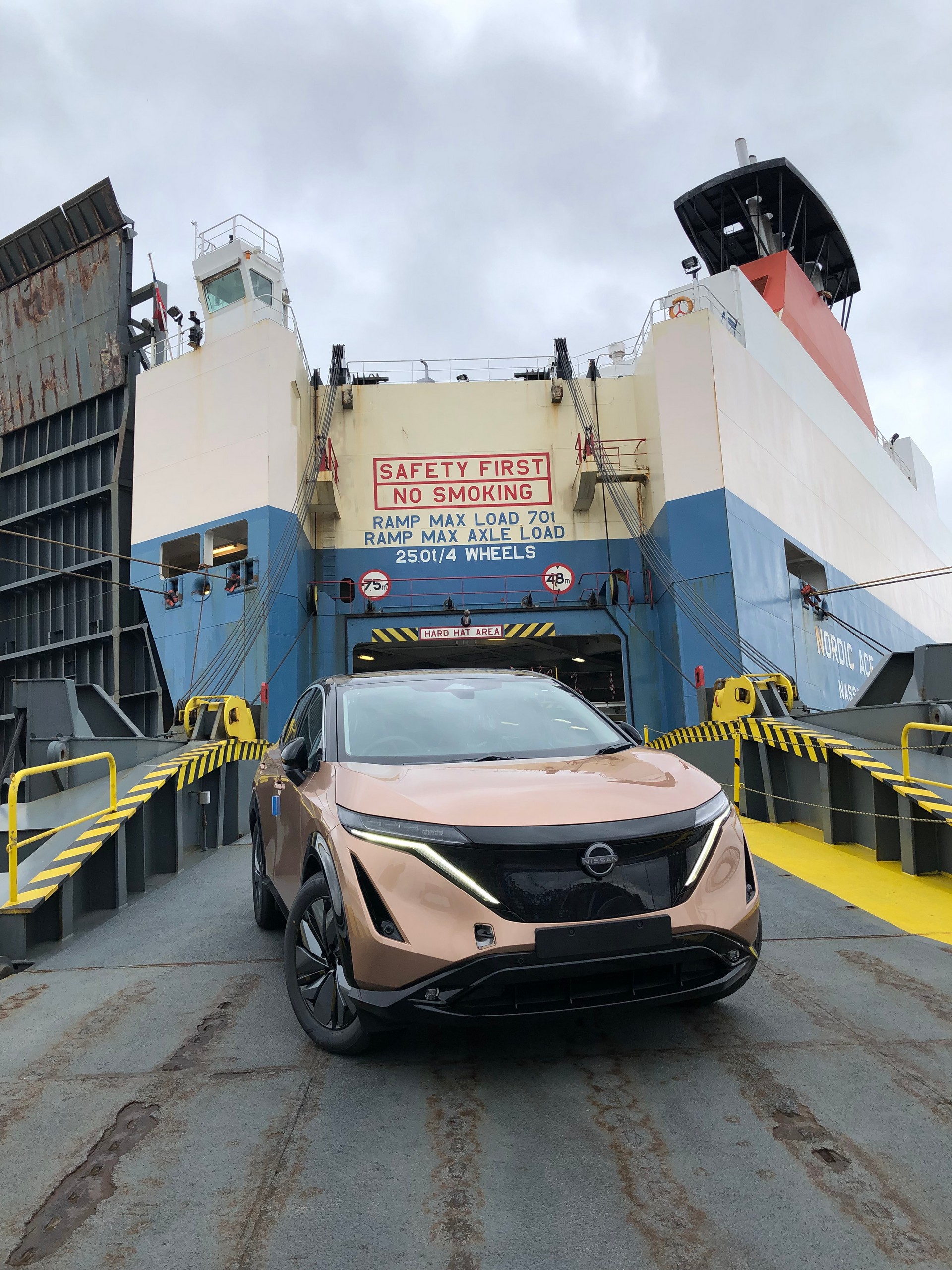 All-Electric Nissan Ariya Lands On British Soil Before Customer Deliveries Begin