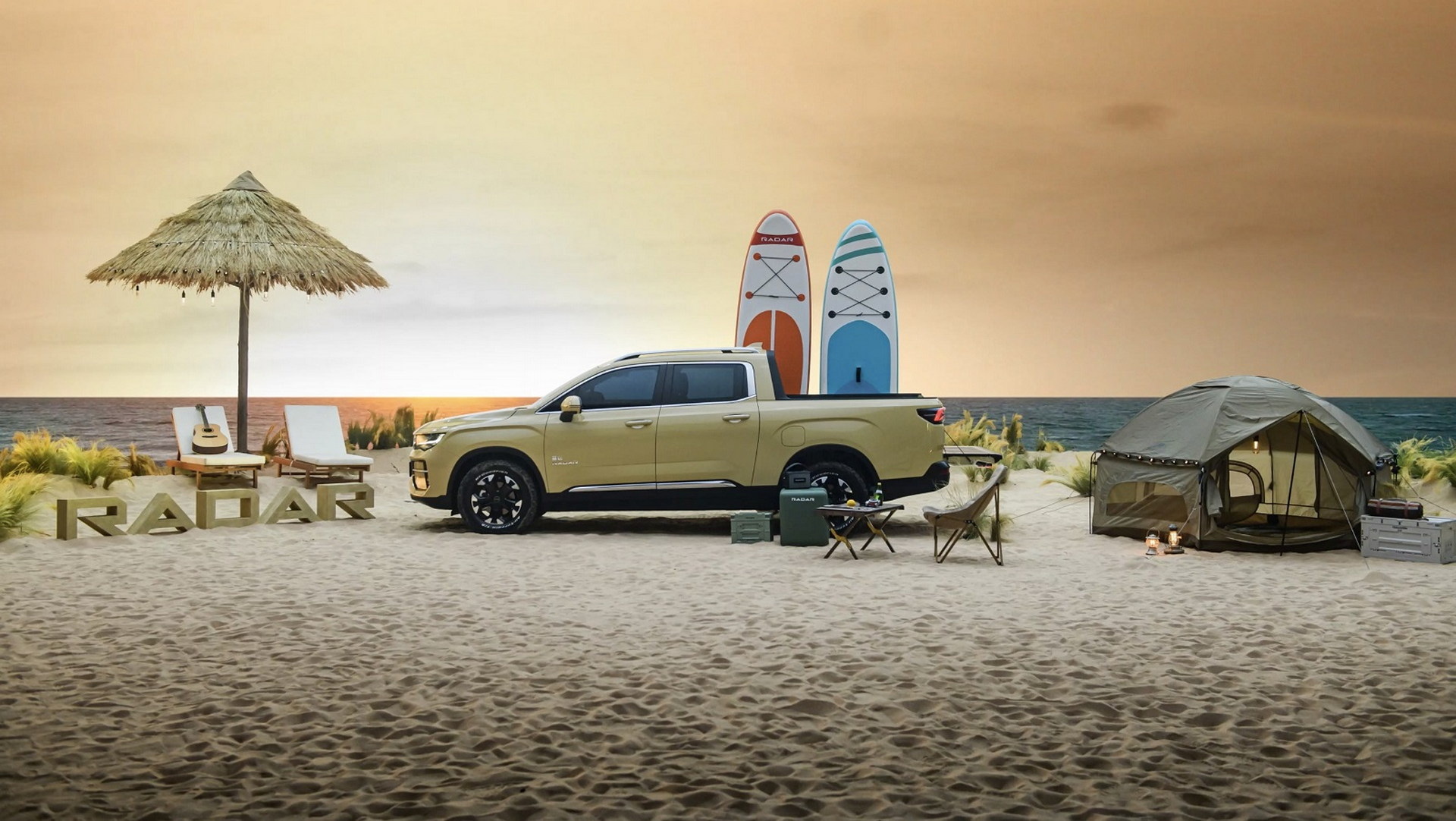 Geely’s Radar RD6 EV Pickup Debuts In China Alongside New Outdoors Lifestyle Vehicle Brand