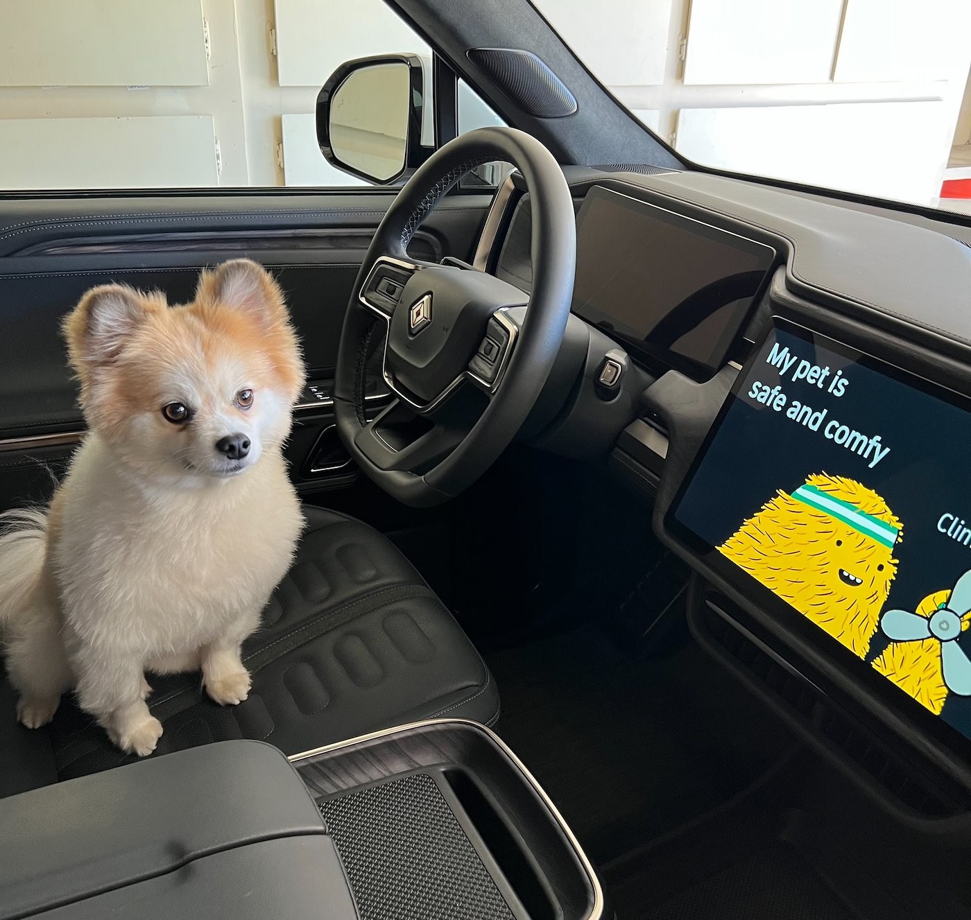 Rivian Adds Tesla-Like Pet Comfort Mode To Keep Dogs Safe This Summer