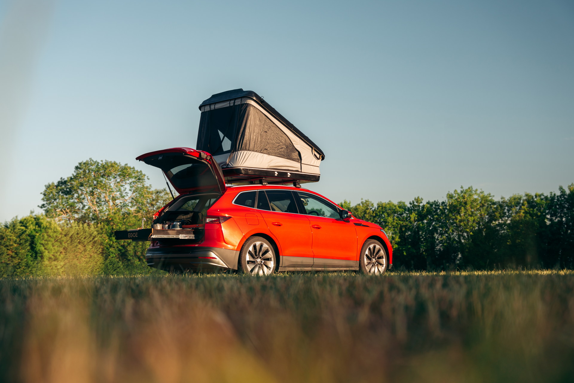Skoda Turned The Enyaq iV 80 Into A FestEVal Camper That Can Sleep Up To Four