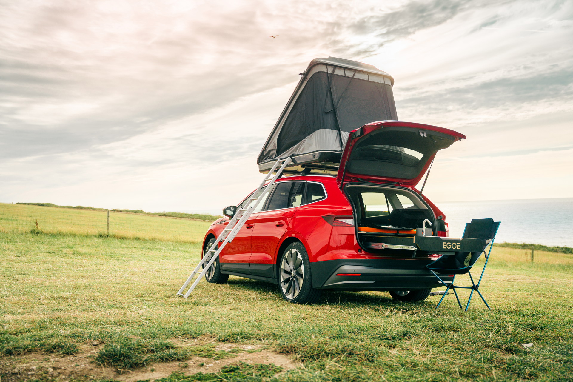 Skoda Turned The Enyaq iV 80 Into A FestEVal Camper That Can Sleep Up To Four