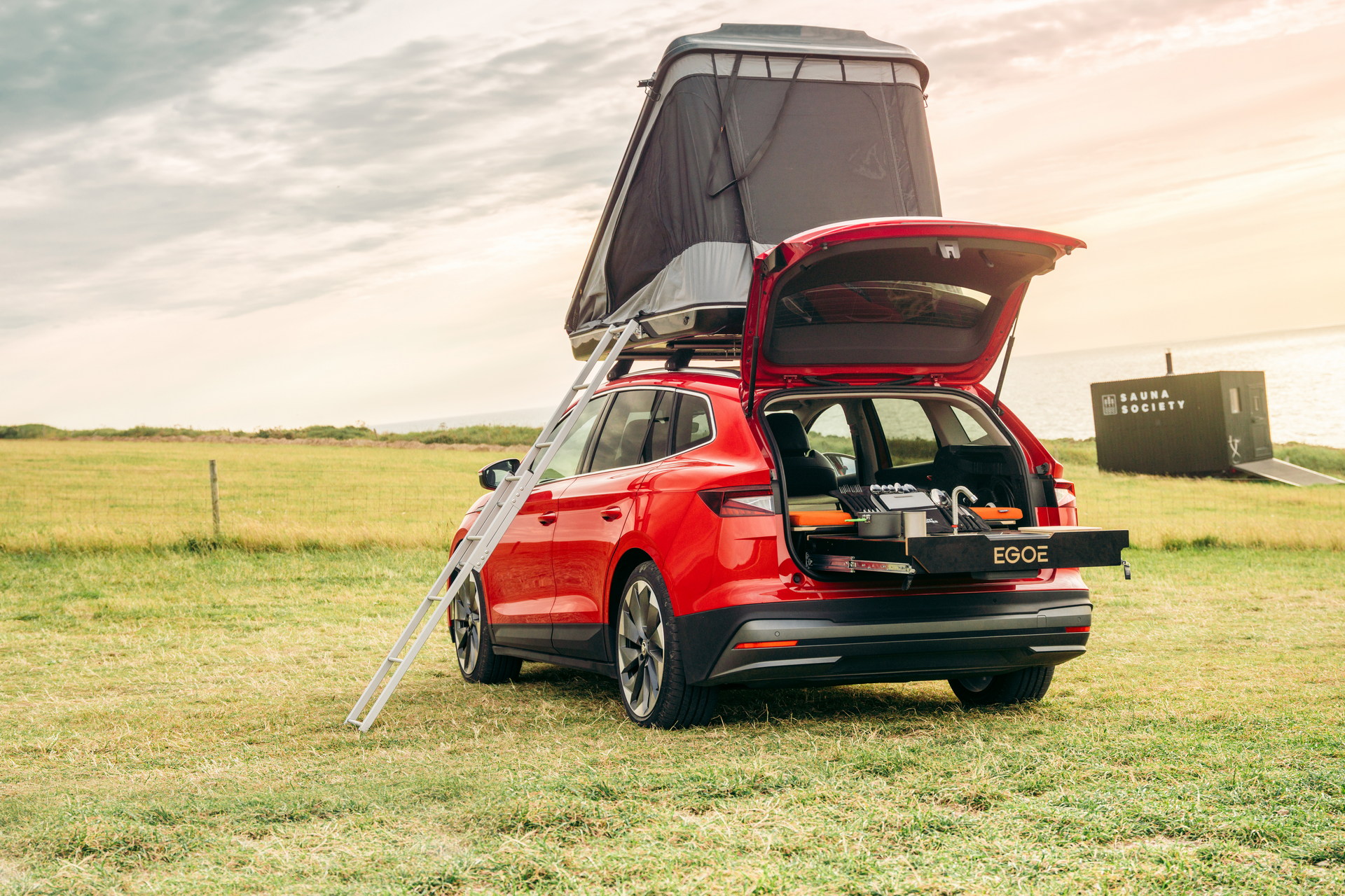 Skoda Turned The Enyaq iV 80 Into A FestEVal Camper That Can Sleep Up To Four