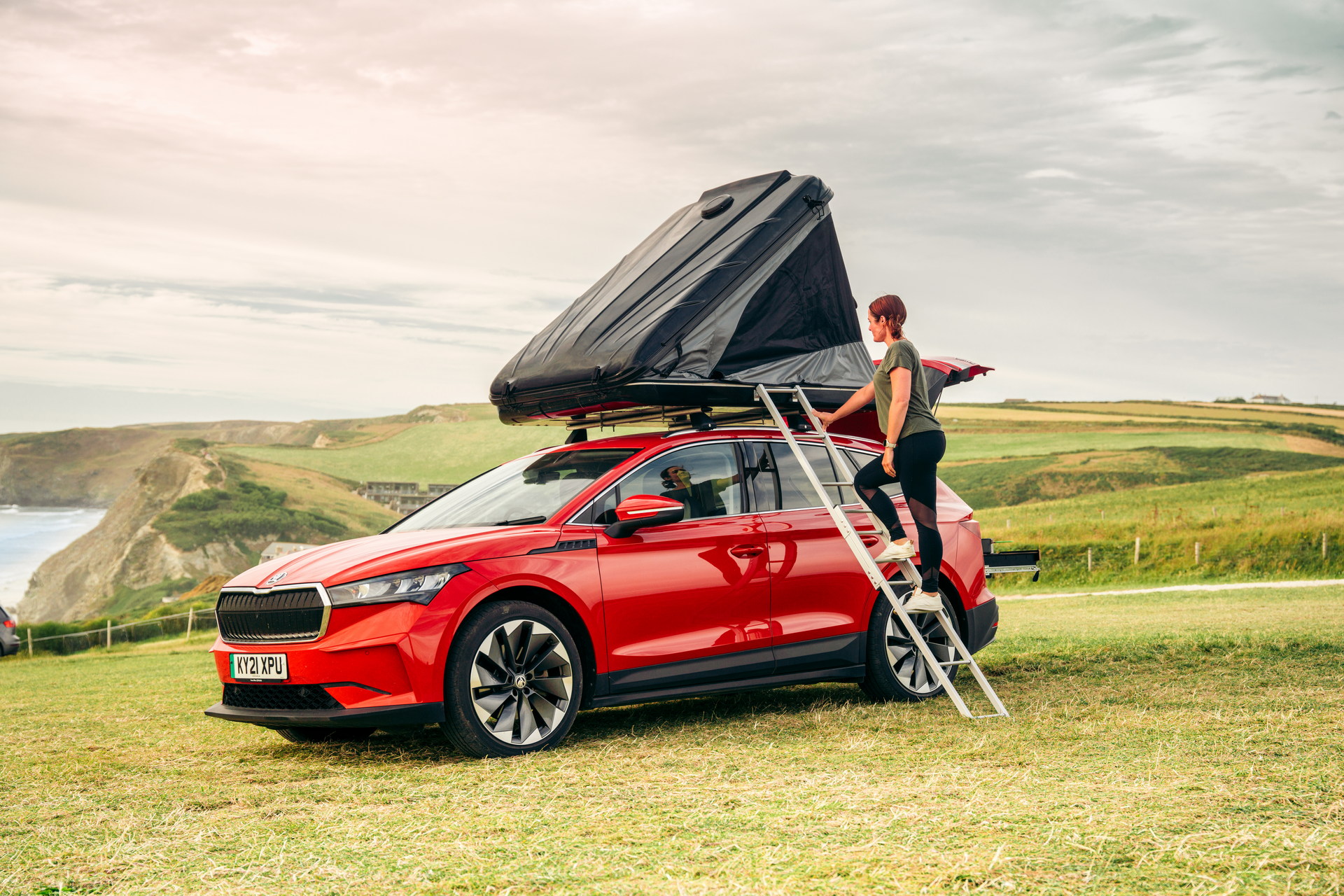 Skoda Turned The Enyaq iV 80 Into A FestEVal Camper That Can Sleep Up To Four