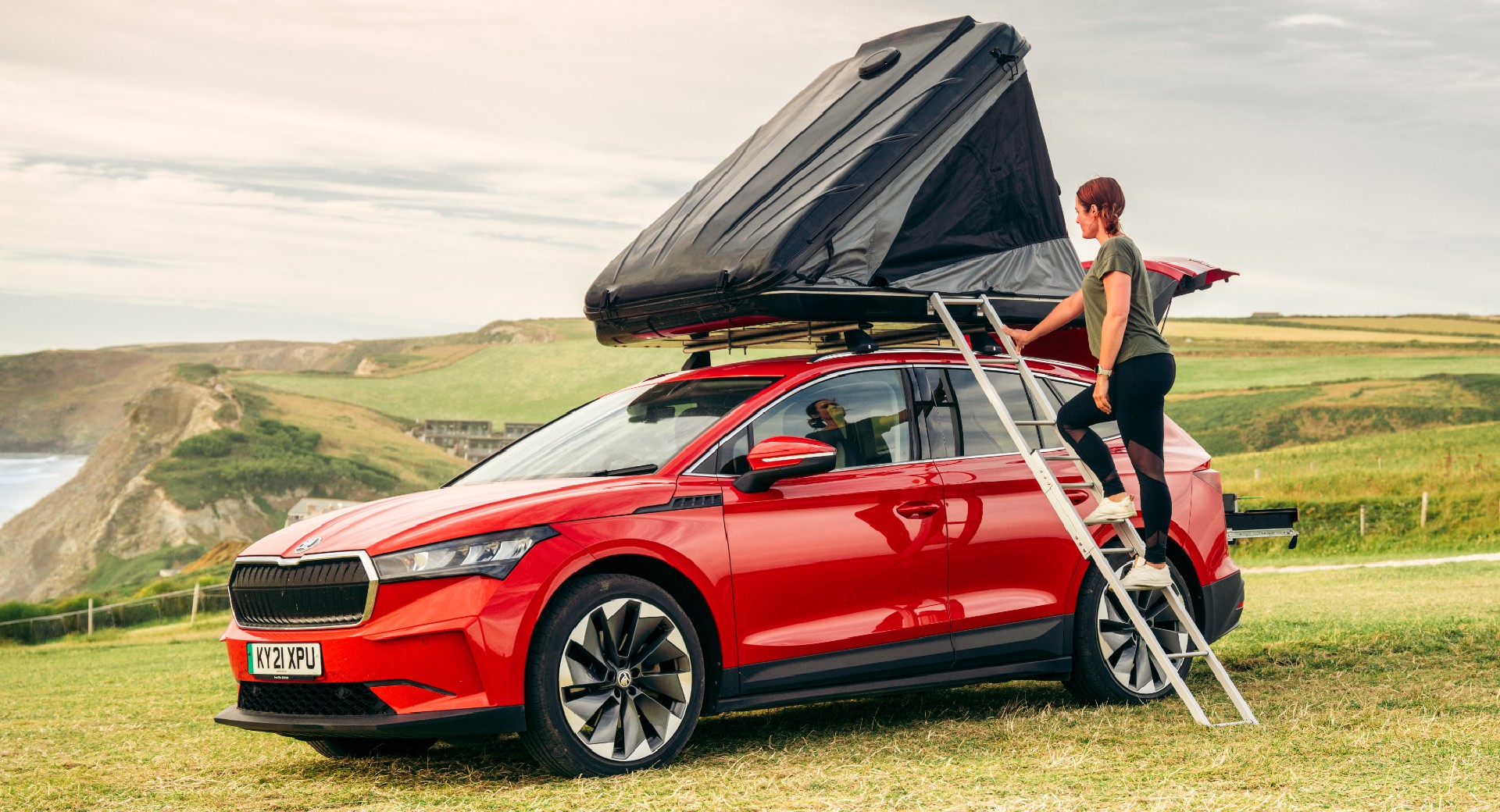 Skoda Turned The Enyaq iV 80 Into A FestEVal Camper That Can Sleep Up To Four