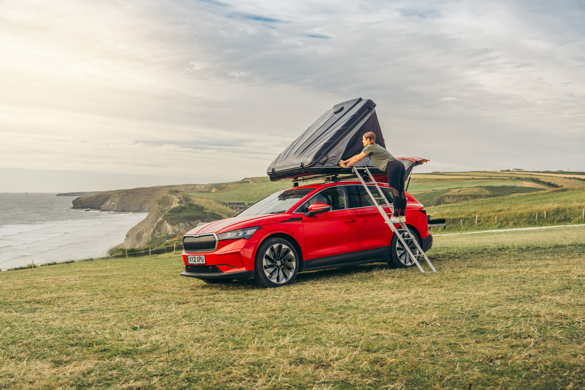 Skoda Turned The Enyaq iV 80 Into A FestEVal Camper That Can Sleep Up To Four