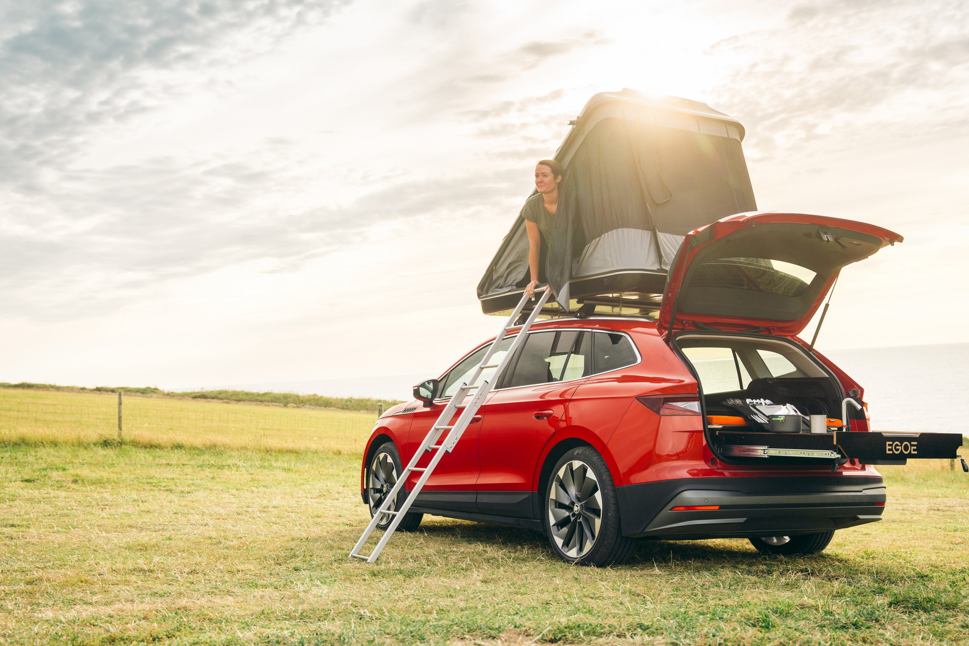 Skoda Turned The Enyaq iV 80 Into A FestEVal Camper That Can Sleep Up To Four