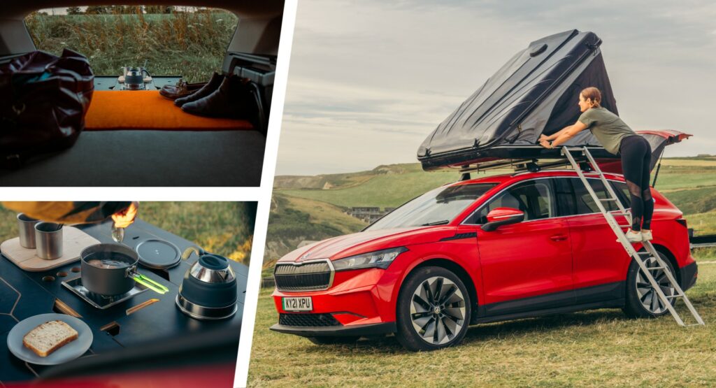 Skoda Turned The Enyaq iV 80 Into A FestEVal Camper That Can Sleep Up To Four