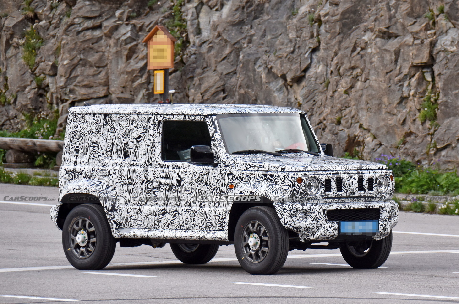 New Suzuki Jimny 5-Door Prototype Spotted In Europe, Could Get A Hybrid Powertrain