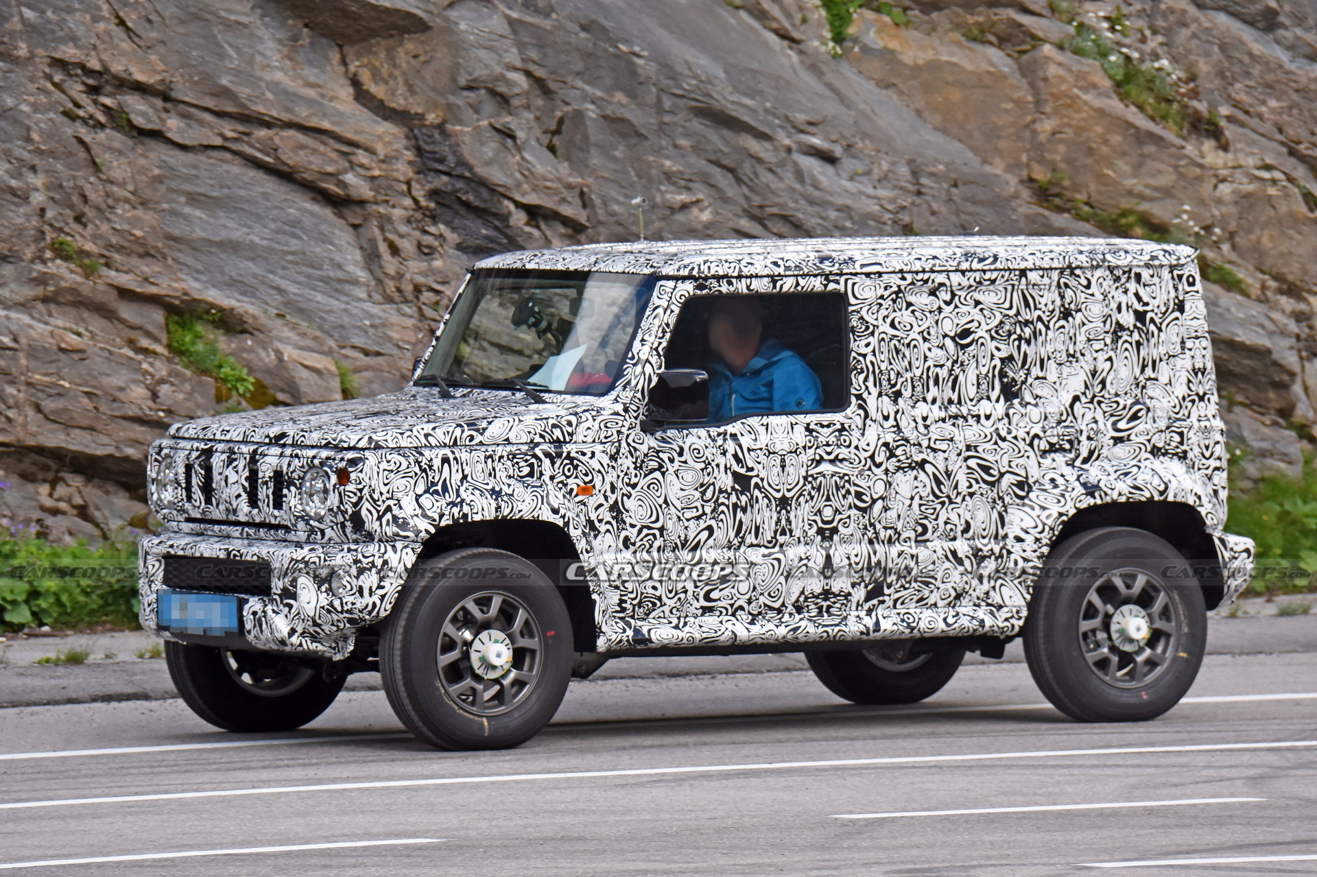 New Suzuki Jimny 5-Door Prototype Spotted In Europe, Could Get A Hybrid Powertrain