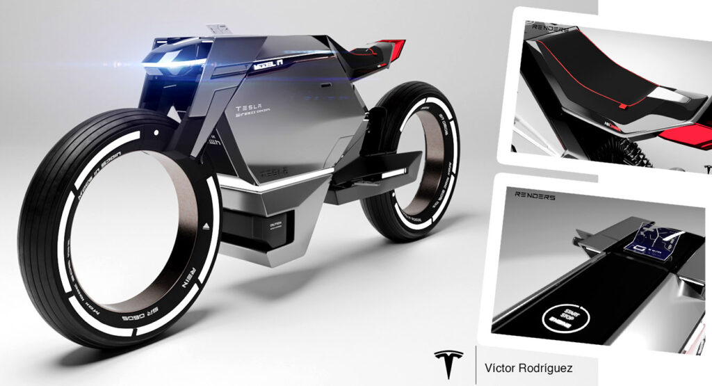  The Model M Electric Cybercycle Study Is A Futuristic Tesla Cybertruck-Inspired Bike