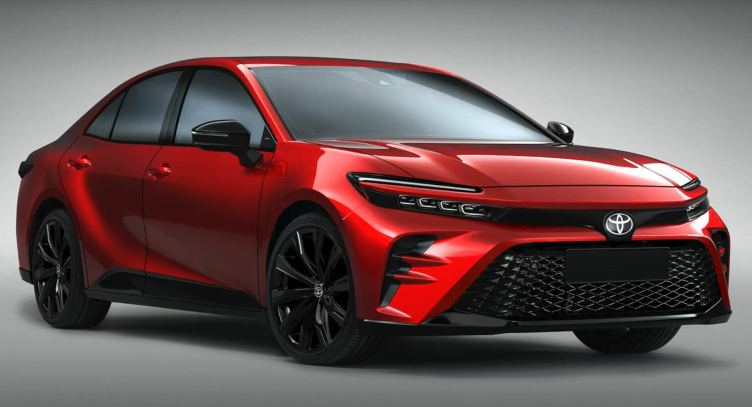 Next Gen 2025 Toyota Camry Rendered With Crown Inspired Styling Looks Interesting Carscoops