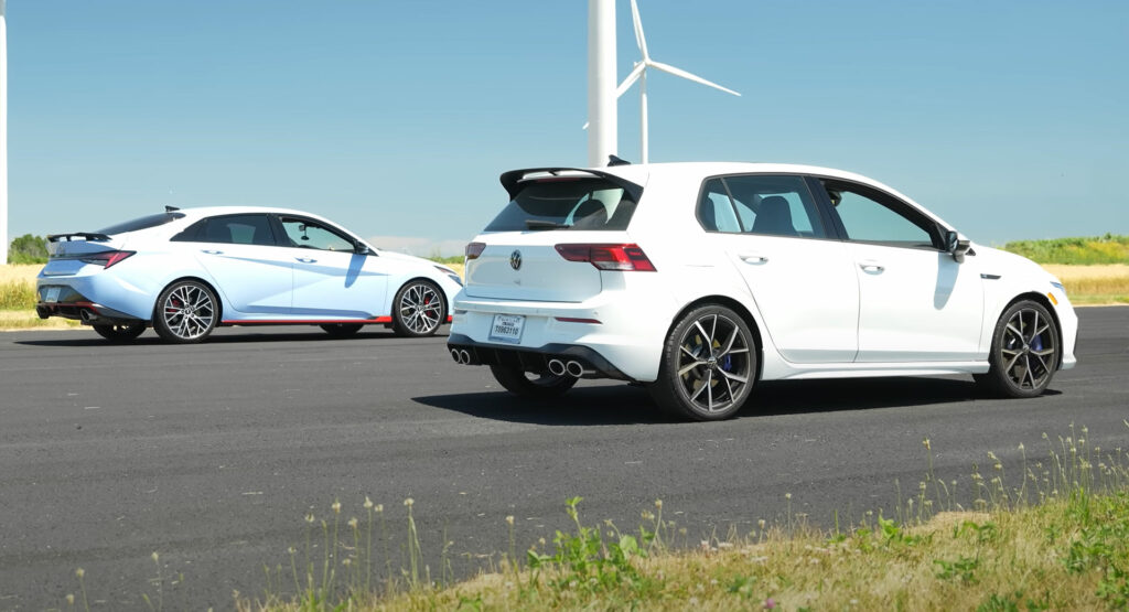  VW Golf R Is Quicker Than Hyundai Elantra N But Which Would You Buy?