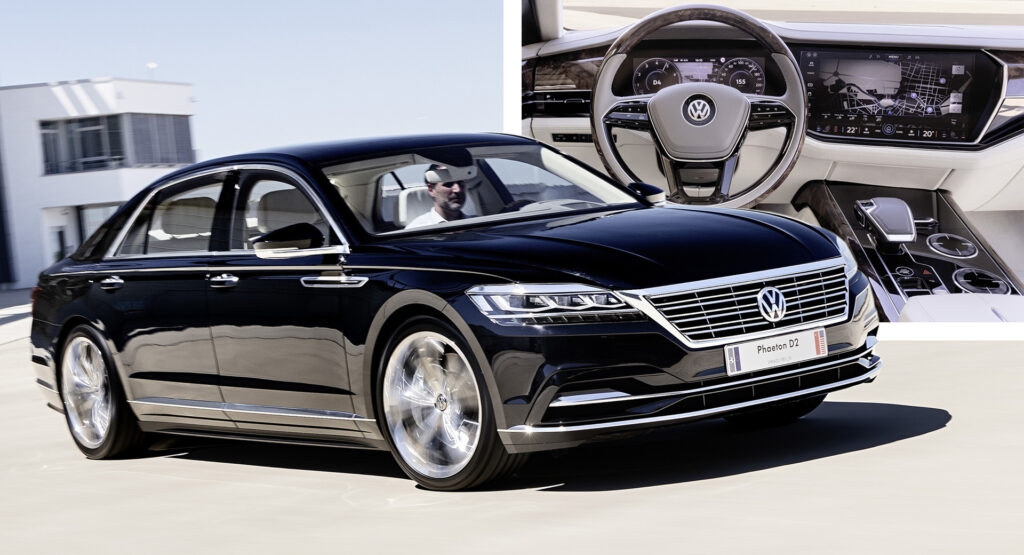  VW Shows Near-Production Prototype Of The Axed Second-Gen Phaeton